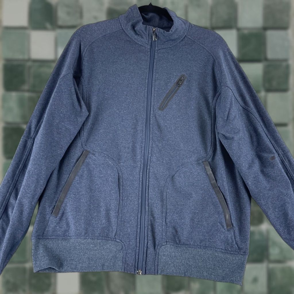 Lululemon Lululemon Jacket Mens Size XXL Blue Long Sleeve Full Zip Mock Neck Zipper Pocket Size US XXL / EU 58 / 5 - 1 Thumbnail