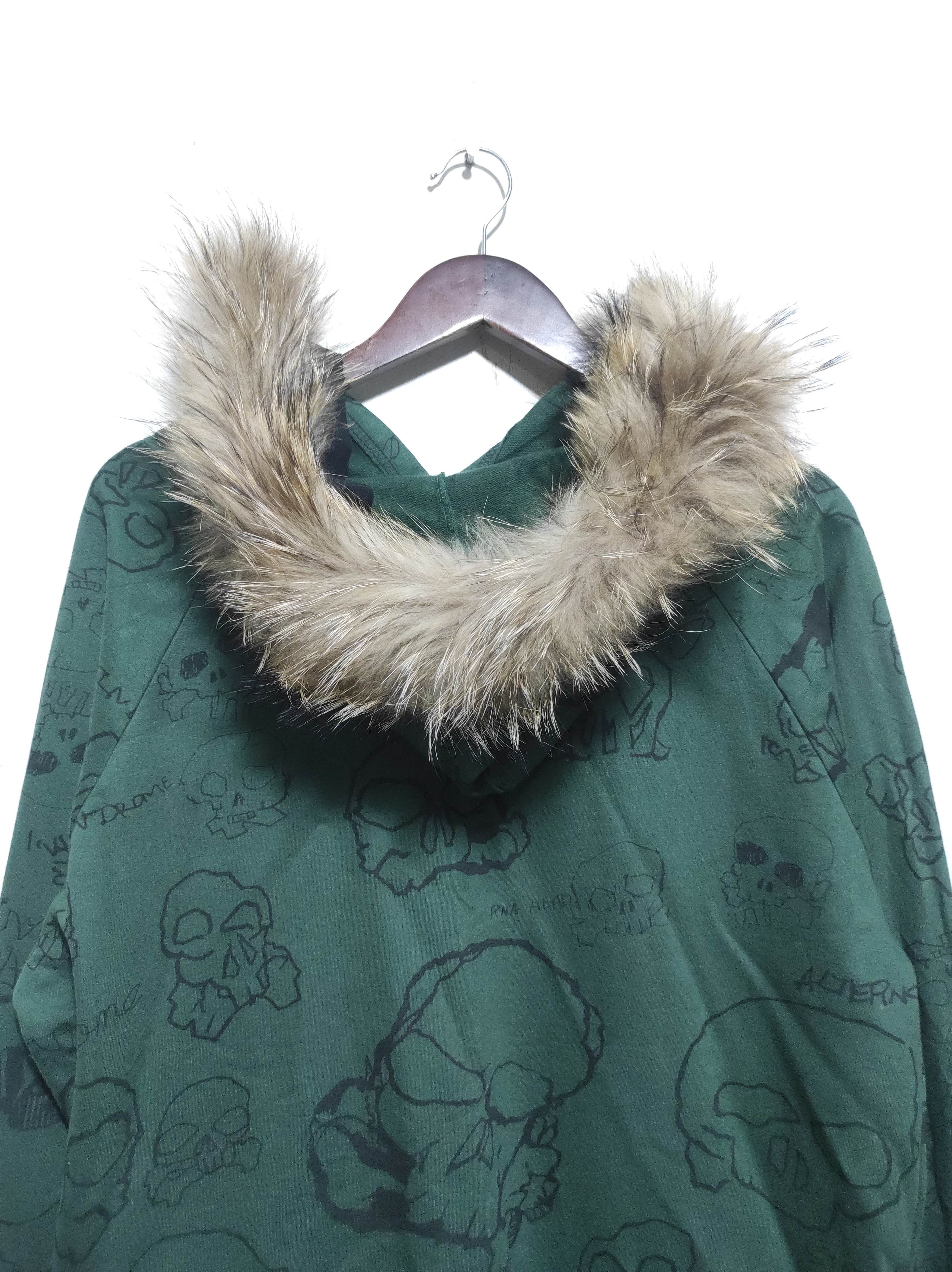 Skull Fur Hoodie ifsixwasnine lgb style