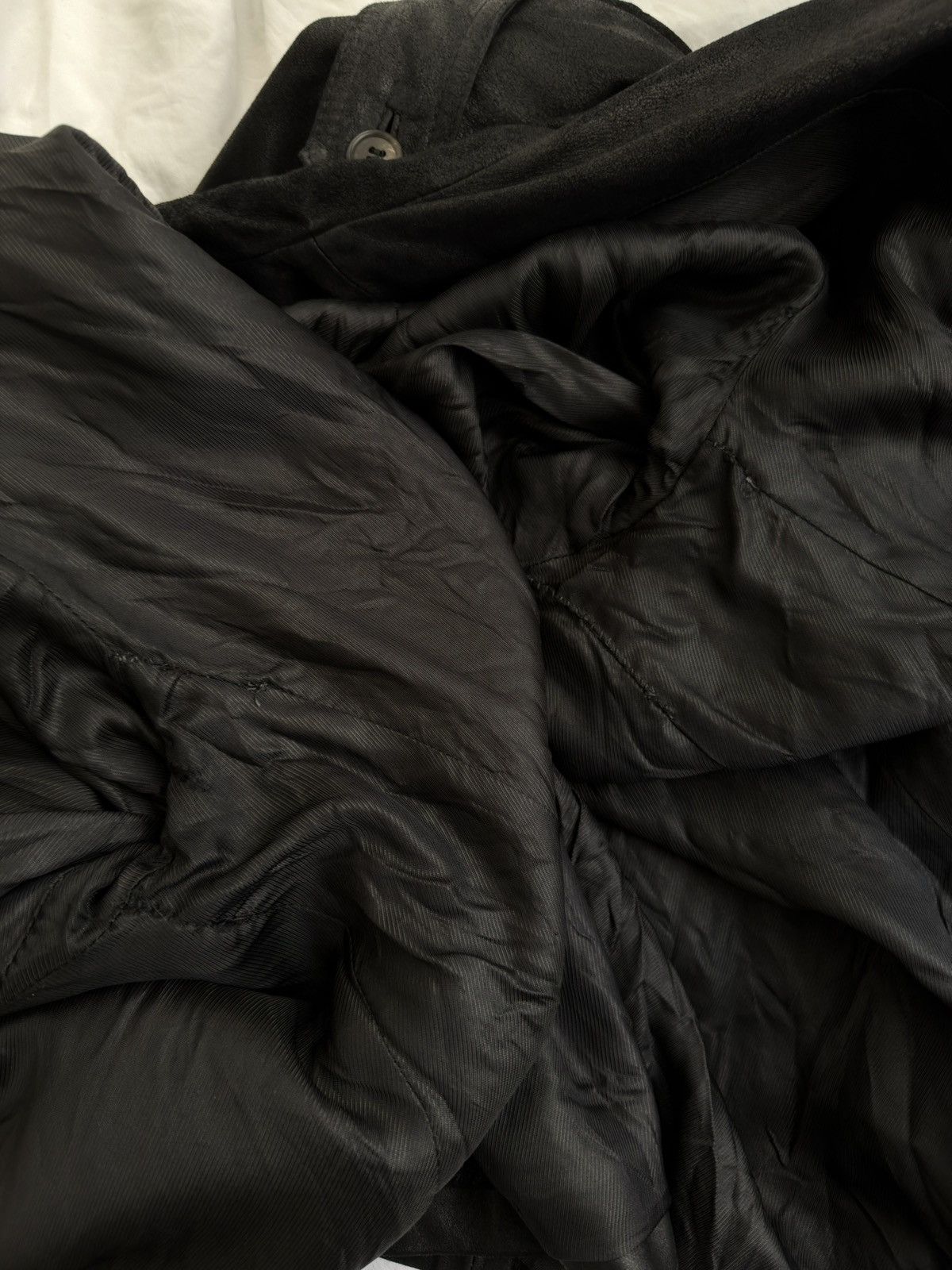 Ann Demeulemeester Ann D Leather Jacket with waist tie Size XL / US 12-14 / IT 48-50 - 7 Thumbnail
