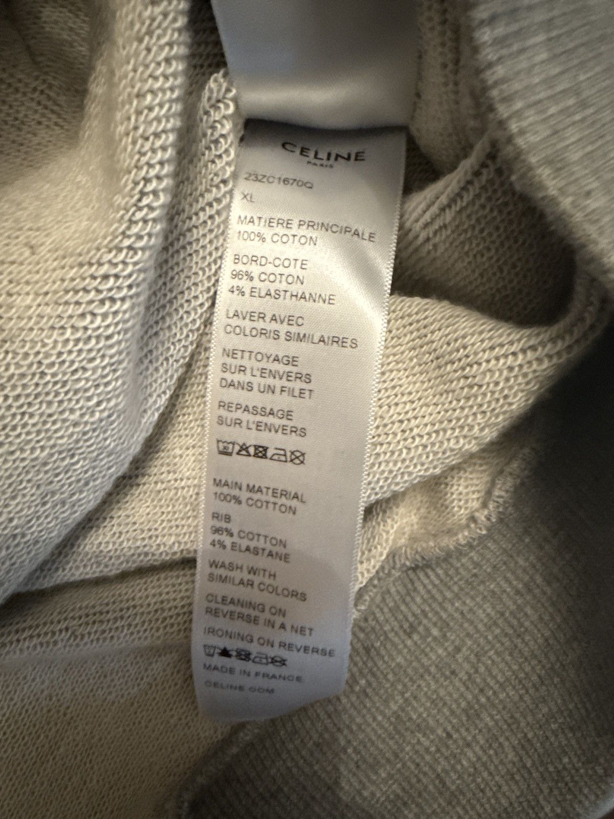 Celine CELINE HOMME hoodie Size US XL / EU 56 / 4 - 3 Thumbnail