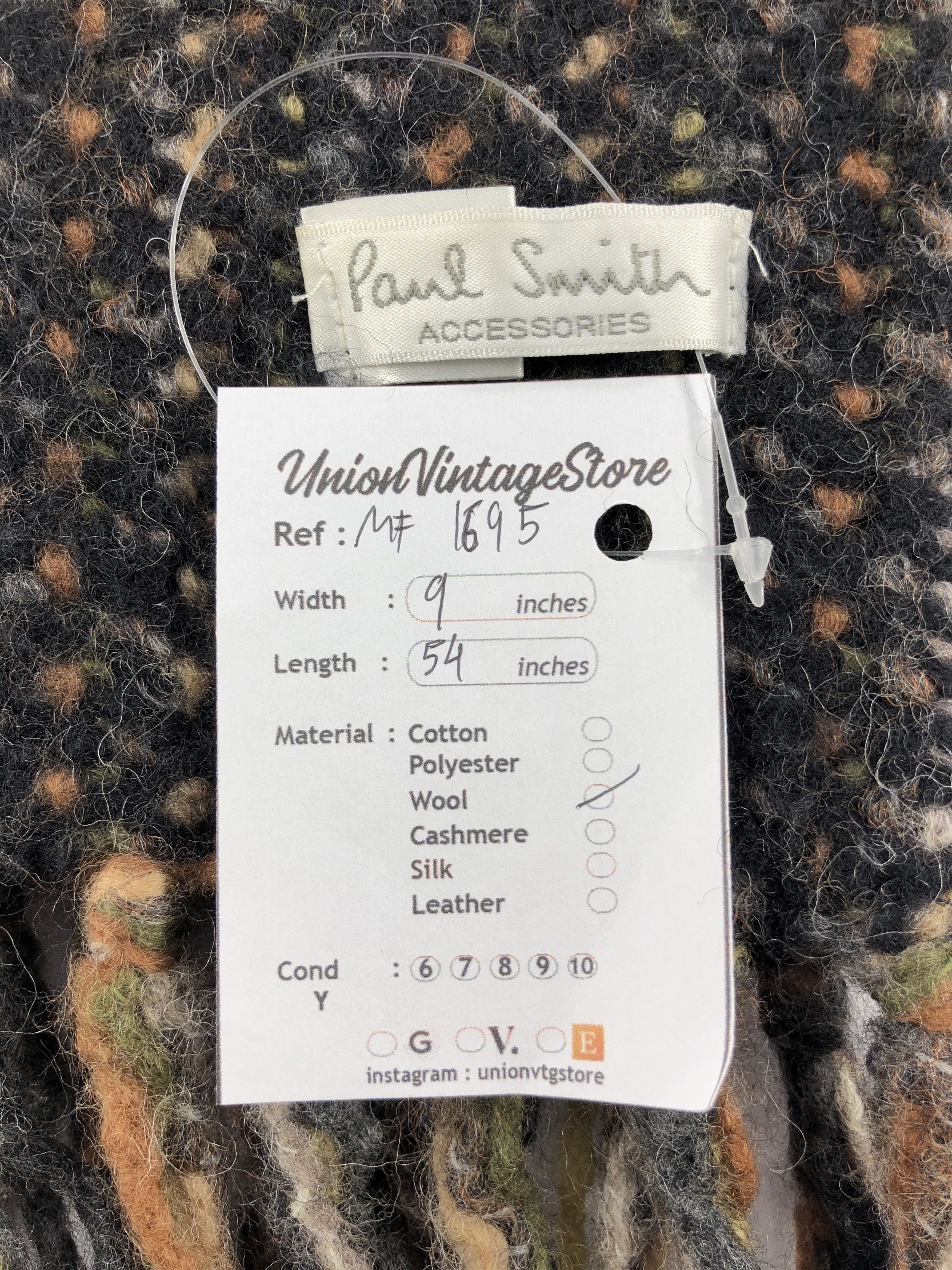 Paul Smith Vintage Paul Smith Scarf/Muffler/Neckwear MF1695 Size ONE SIZE - 7 Thumbnail