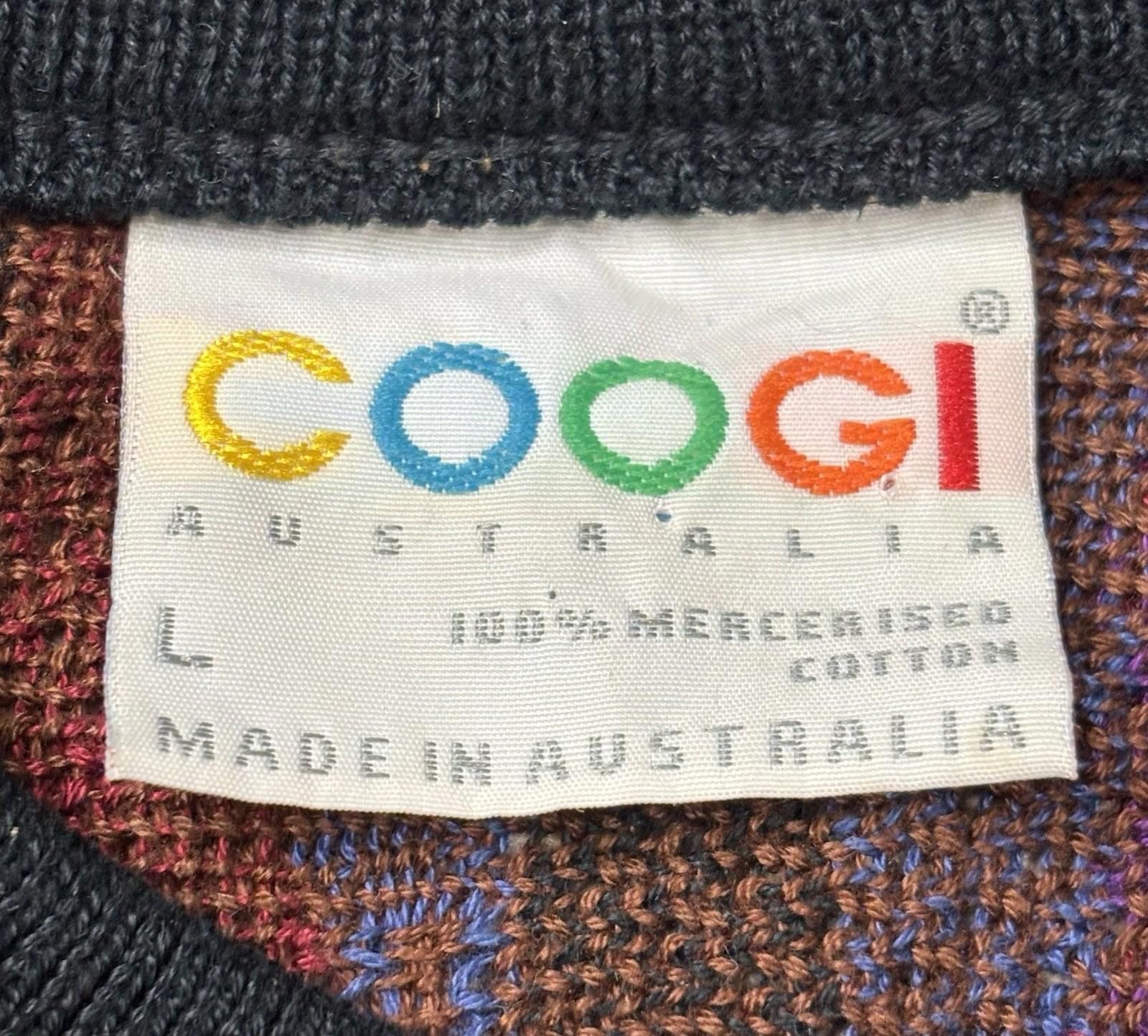 Coogi Coogi Sweater Mens L 3D Knit Flowers Mercerized Cotton Size US L / EU 52-54 / 3 - 2 Thumbnail