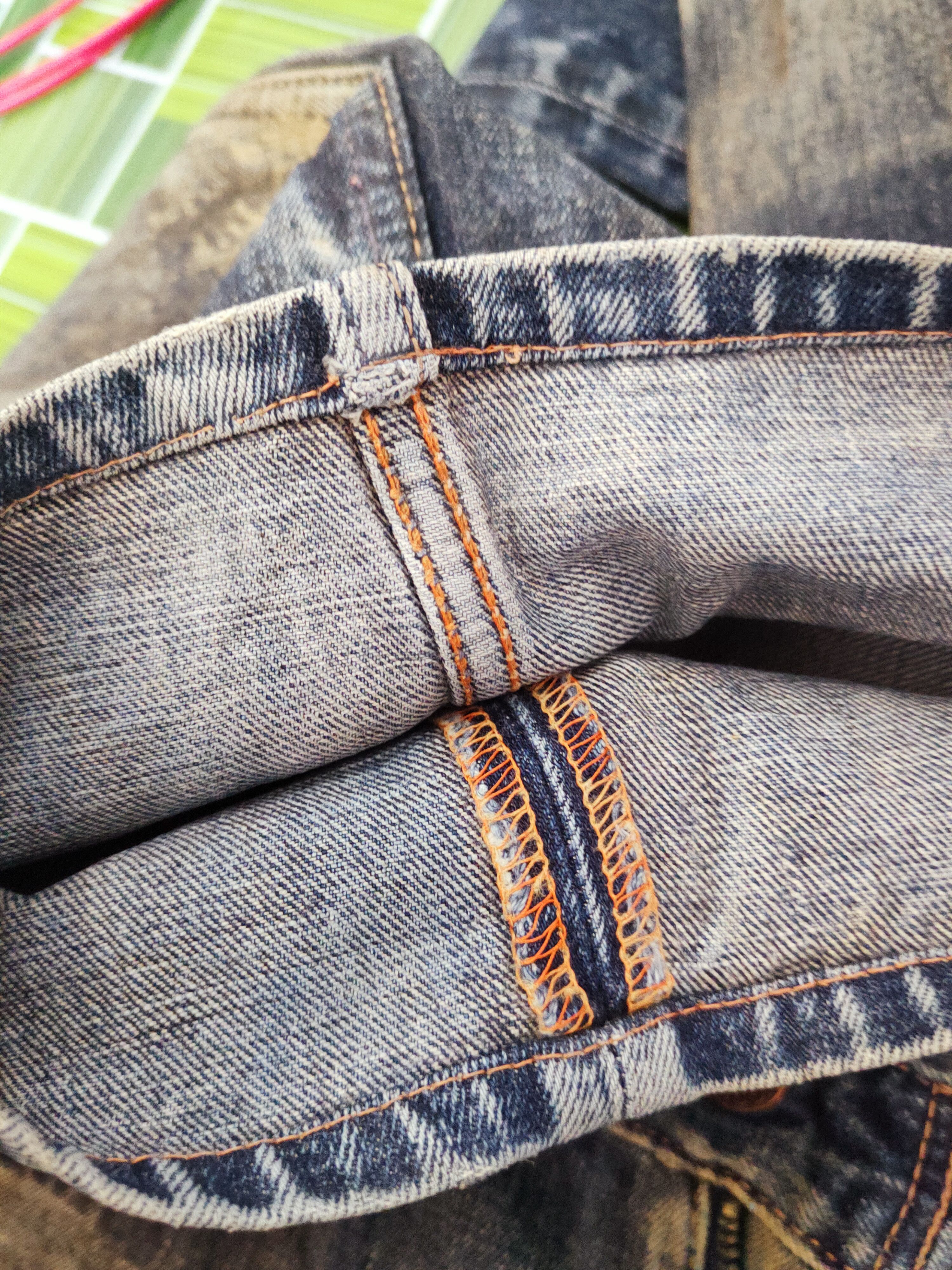 Levi's DL Levi's Dark Blue Faded Distressed Ripped Jeans #W021 Size US 34 / EU 50 - 16 Thumbnail