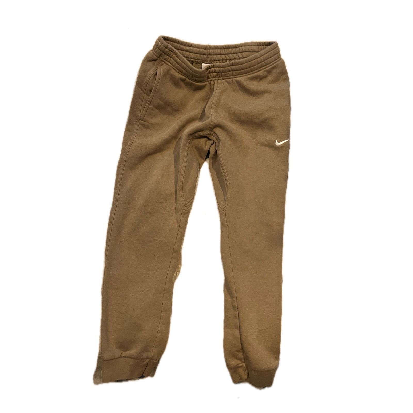 Nike Nike Beige cuffed Ankle Sweatpants Mens Large Size US 36 / EU 52 - 1 Thumbnail