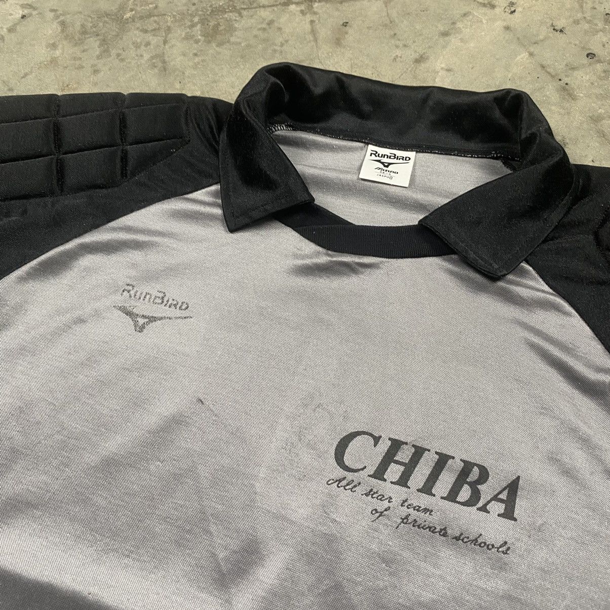Japanese Brand × Mizuno Grail 90s Mizuno Runbird Goalkeeper Chiba Jersey Size US L / EU 52-54 / 3 - 4 Thumbnail