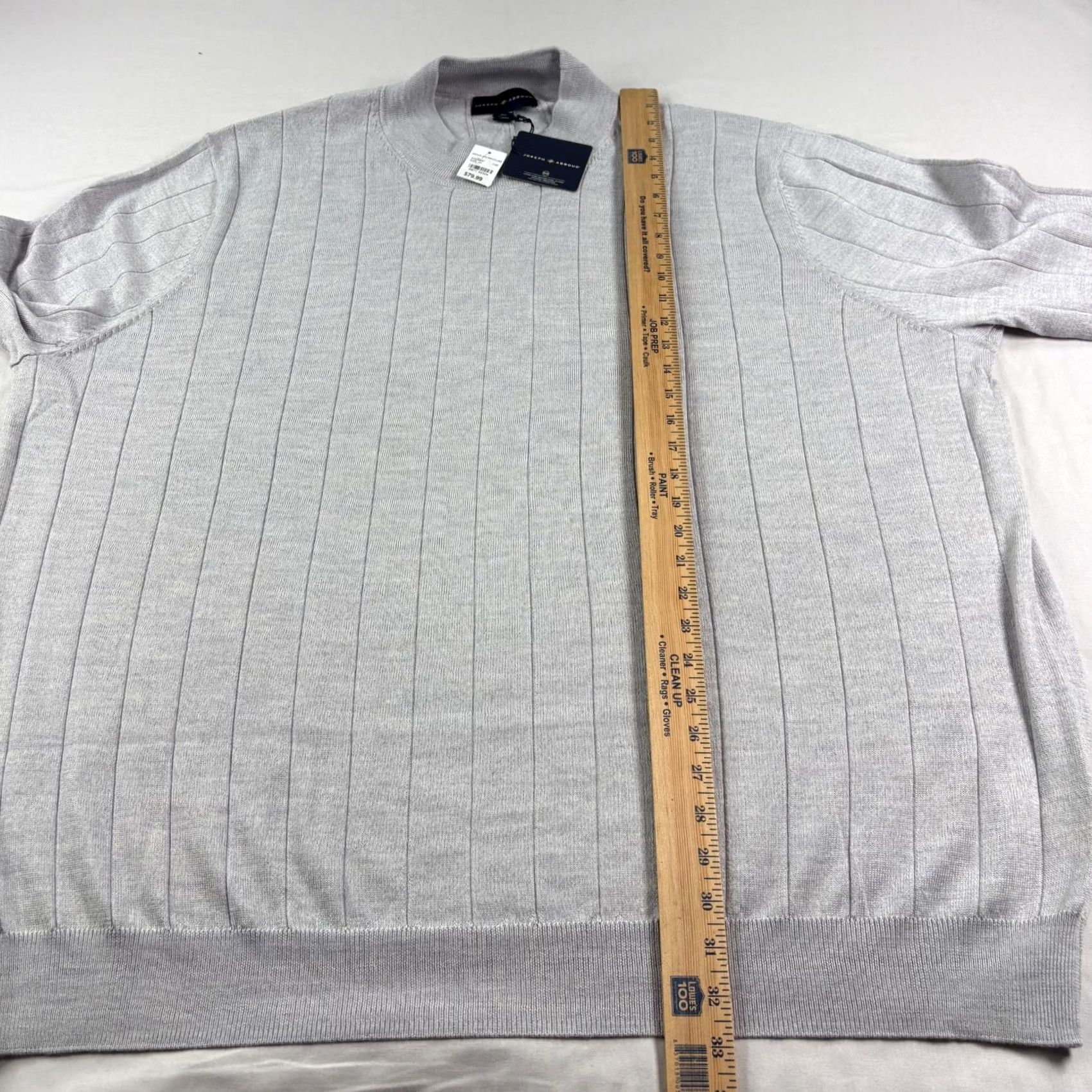 Joseph Abboud Joseph Abboud Sweater Mens 3XL Gray Pullover Stretch NEW Size US XXL / EU 58 / 5 - 5 Thumbnail