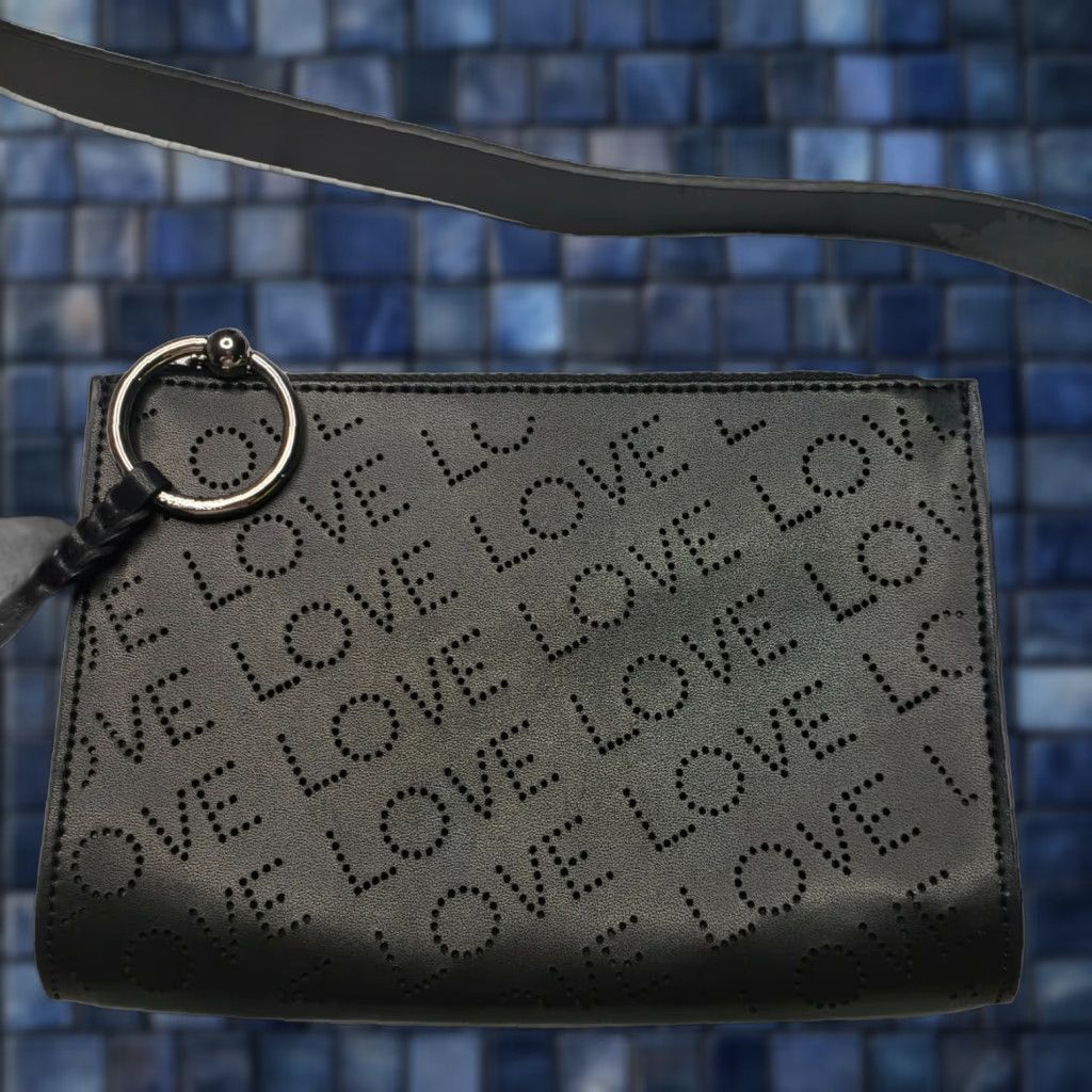 Rebecca Minkoff VINTAGE Rebecca Minkoff LOVE Black Leather Belt Bag Fanny Pack Rm 100419 Sz L/ XL Size ONE SIZE - 1 Thumbnail