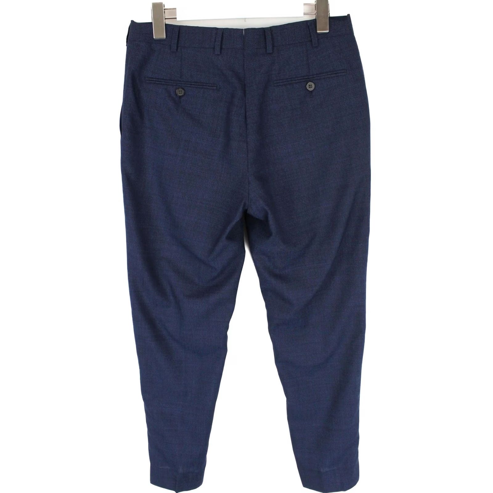 Suitsupply SUITSUPPLY Brescia Trousers Men's UK 36S W31 Wool Slim Fit Pleated Blue Dress Pants Formal Business Size US 36 / EU 52 - 2 Thumbnail