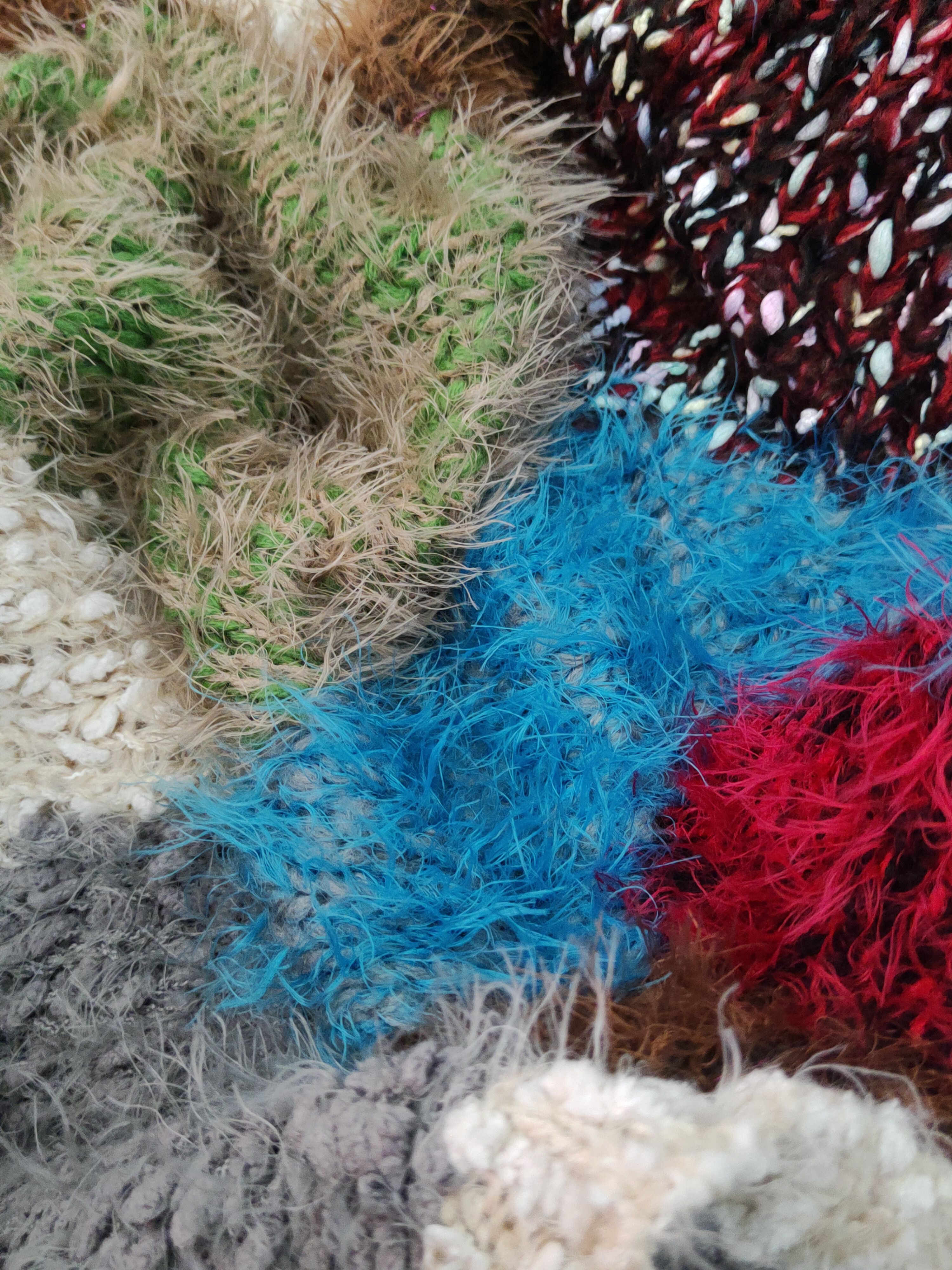 Japanese Brand Japanese Brand Mix Shag Shaggy Fur Mohair Knitwear #S2232 Size US XL / EU 56 / 4 - 10 Thumbnail