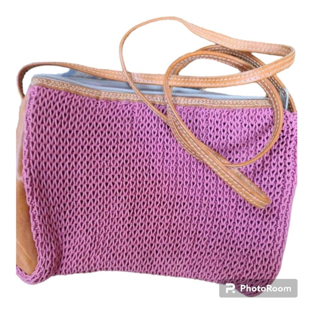 Talbots Dusty Rose Leather Crossbody Bag in Pink, Women's