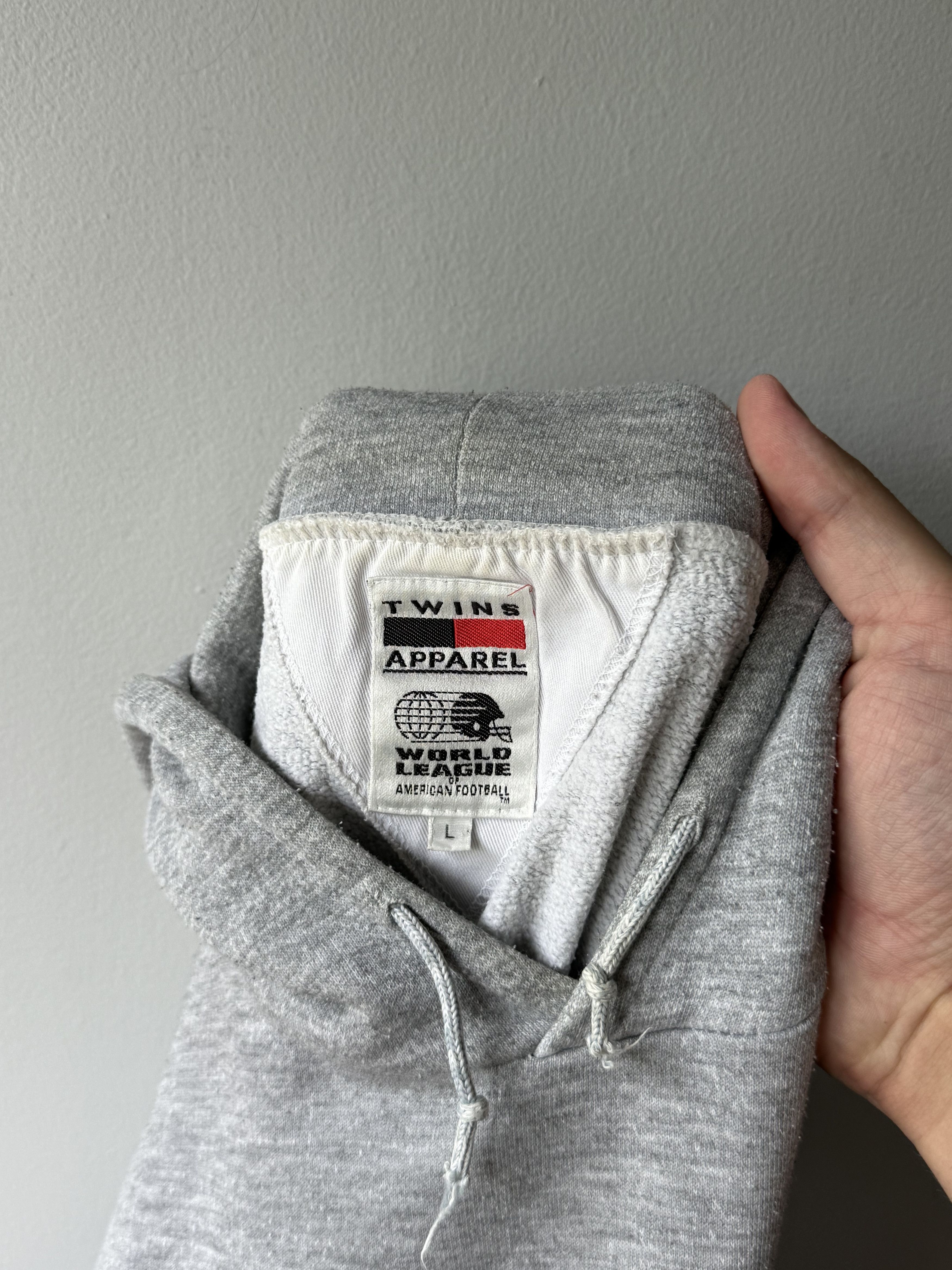Vintage 1997 Frankfurt Galaxy Twins Apparel American Football Hoodie Size US L / EU 52-54 / 3 - 15 Thumbnail