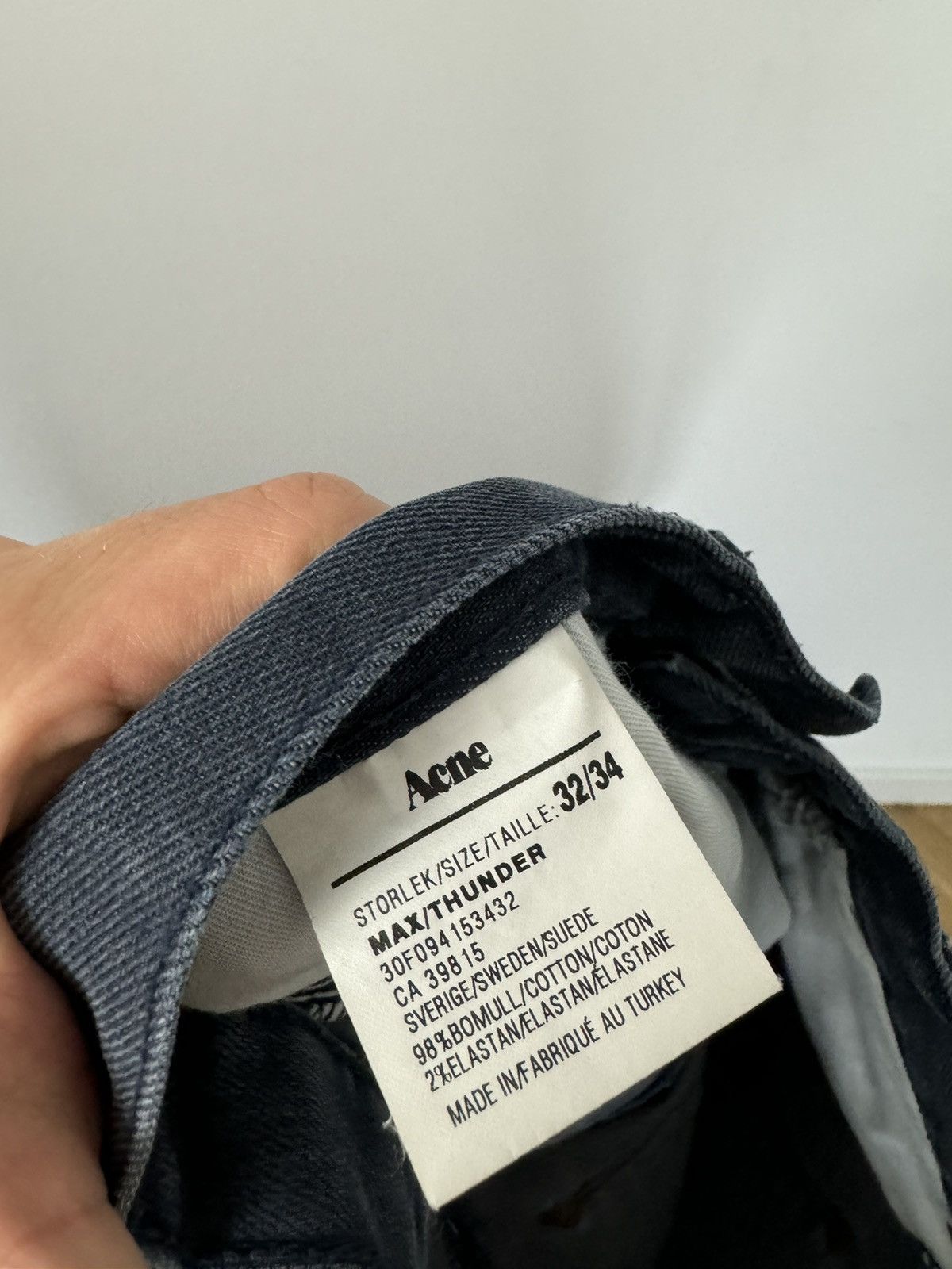 Acne Studios Acne Studios Jeans Slim Fit Denim Pant Rock Casual Luxury Size US 32 / EU 48 - 5 Thumbnail