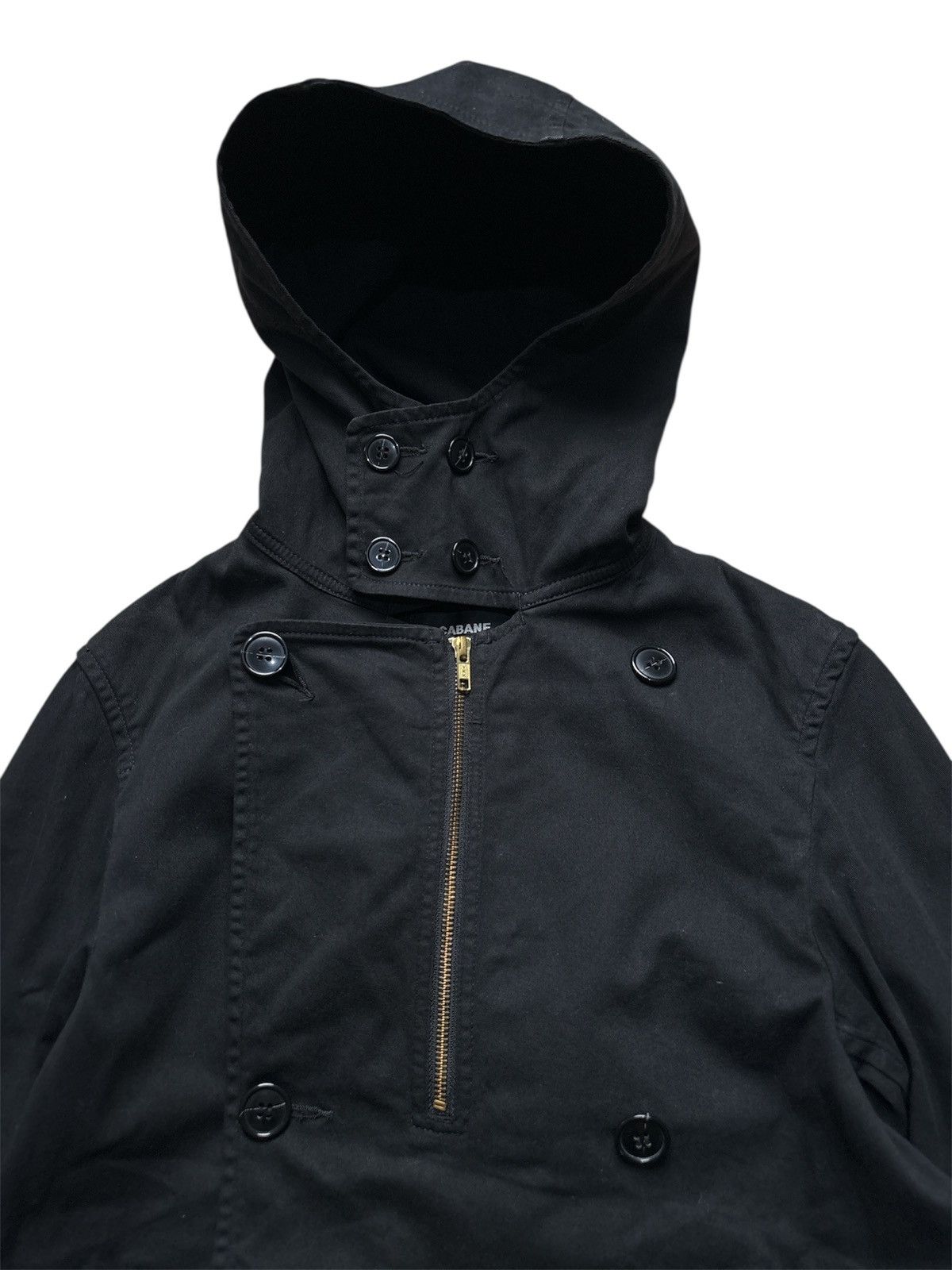 Issey Miyake CABANE DE ZUCCA Hooded Military Jacket Size US M / EU 48-50 / 2 - 2 Thumbnail