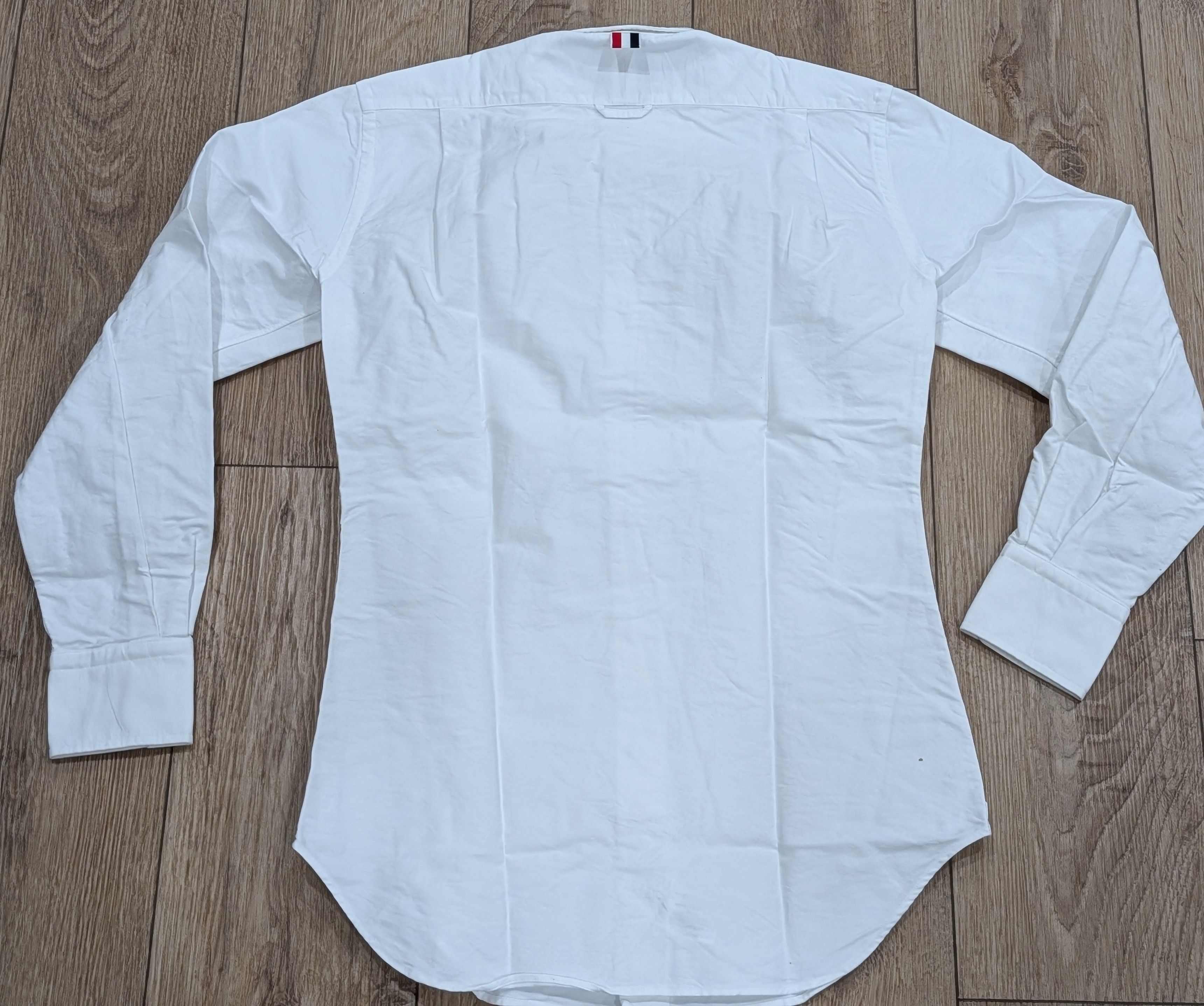 Thom Browne THOM BROWNE Pocket Cotton Button Up Shirt White 2 - Medium Size US M / EU 48-50 / 2 - 4 Thumbnail
