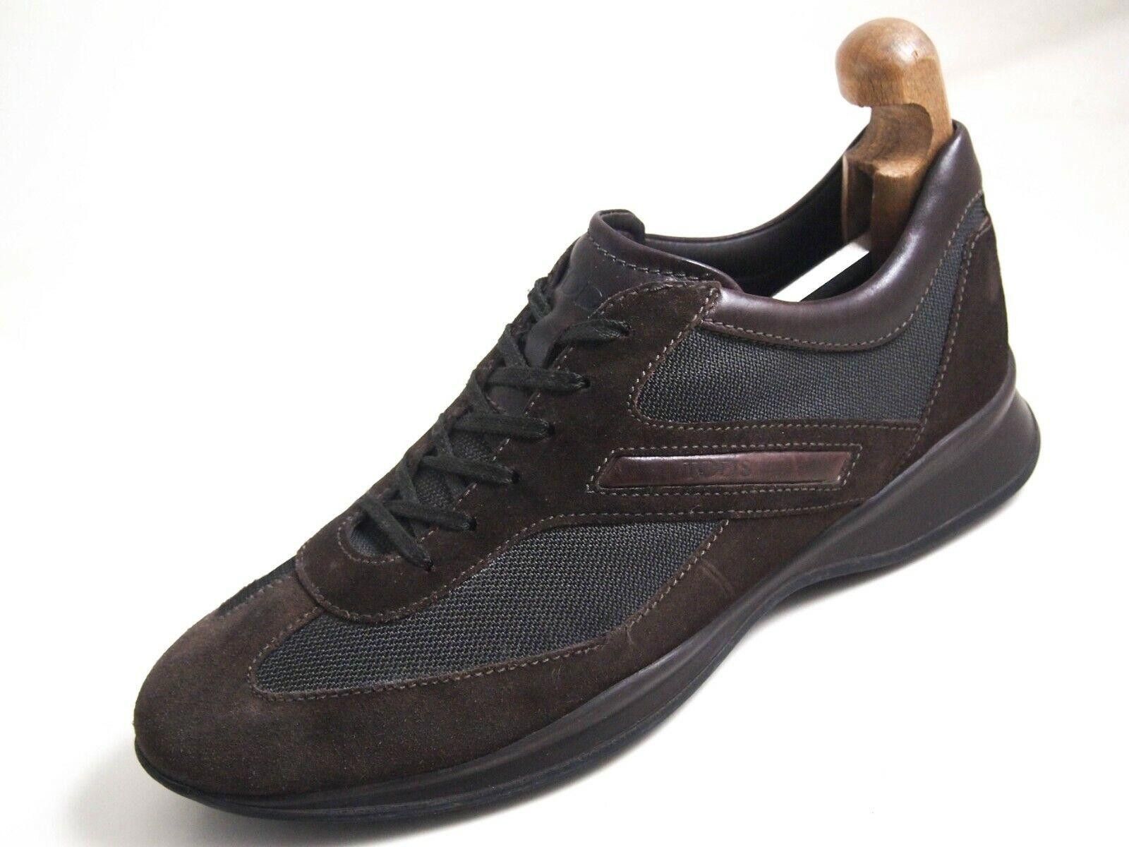Tod's Tod's Low Top Sneakers Brown Suede Mens US 10 EU 43 Size US 10 / EU 43 - 1 Thumbnail