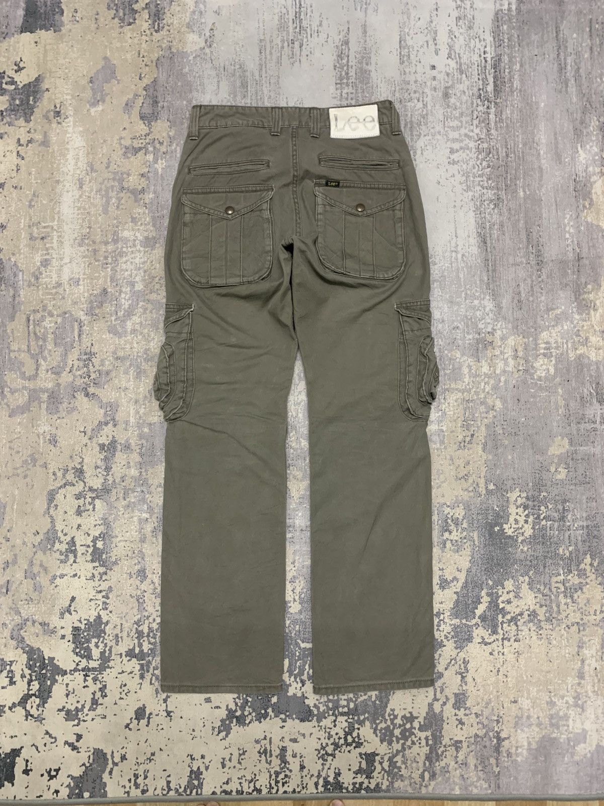 Lee VTG Lee 3D Zipper Pocket Cargo Pants Tactical Olive W29 Size US 29 - 10 Thumbnail