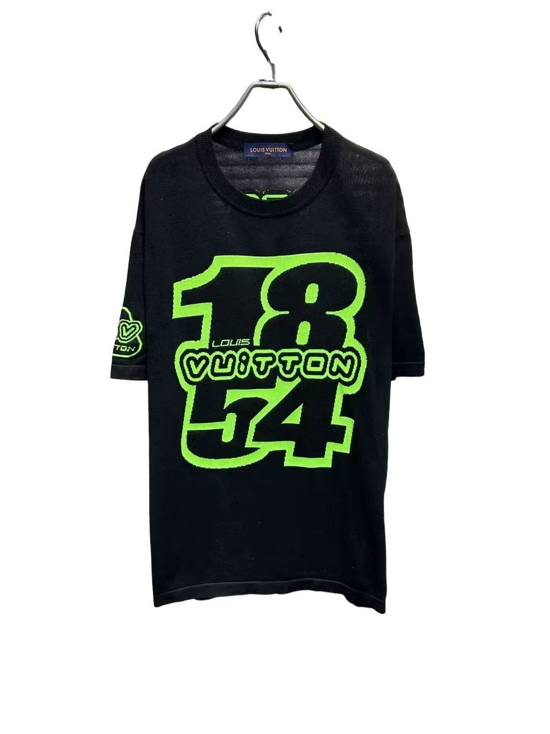 Louis Vuitton Louis Vuitton Neon Green 1854 Knit T-Shirt L Size US L / EU 52-54 / 3 - 1 Thumbnail