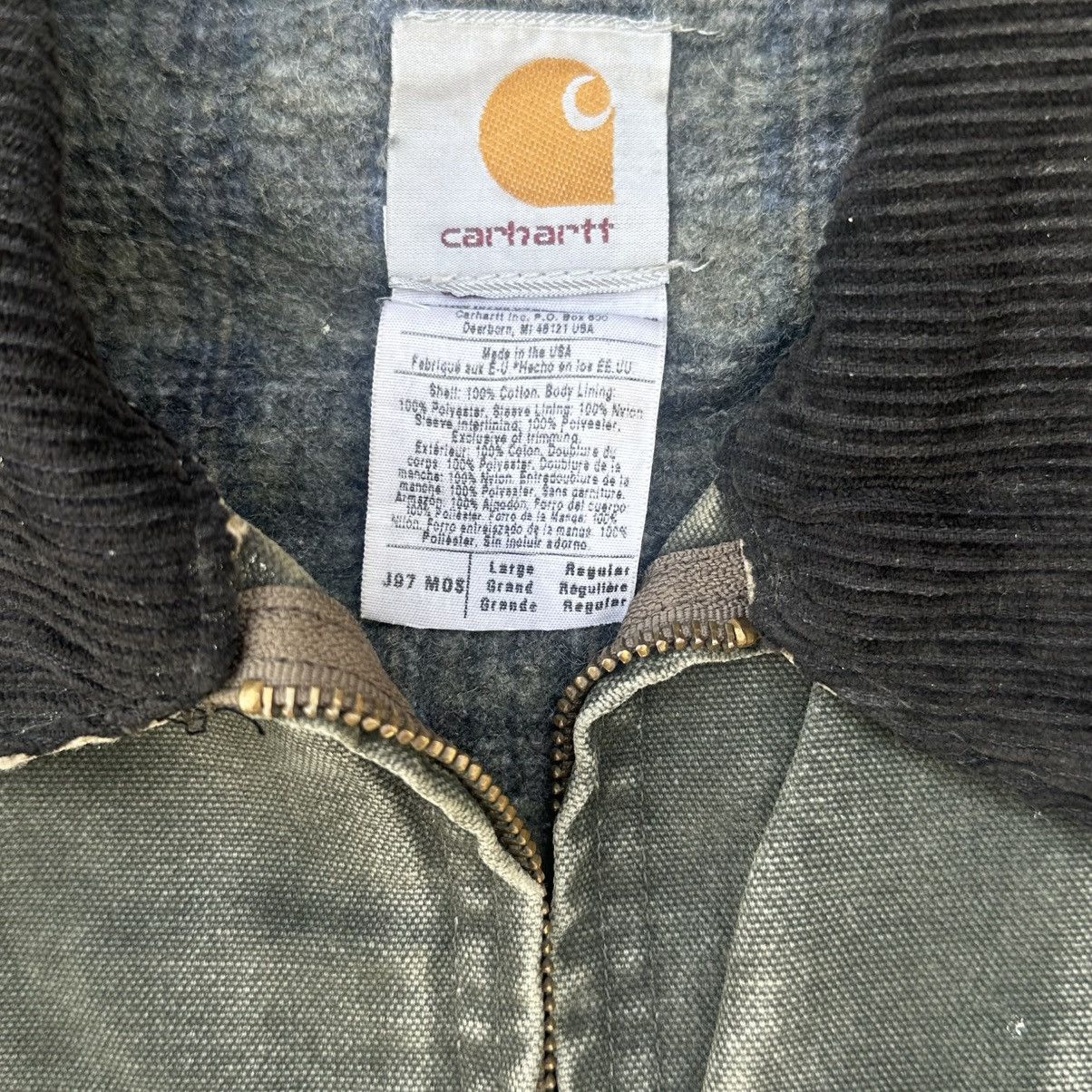 Carhartt Crazy Vintage 00s Faded Carhartt Detroit Jacket J97 MOS Size US L / EU 52-54 / 3 - 12 Thumbnail