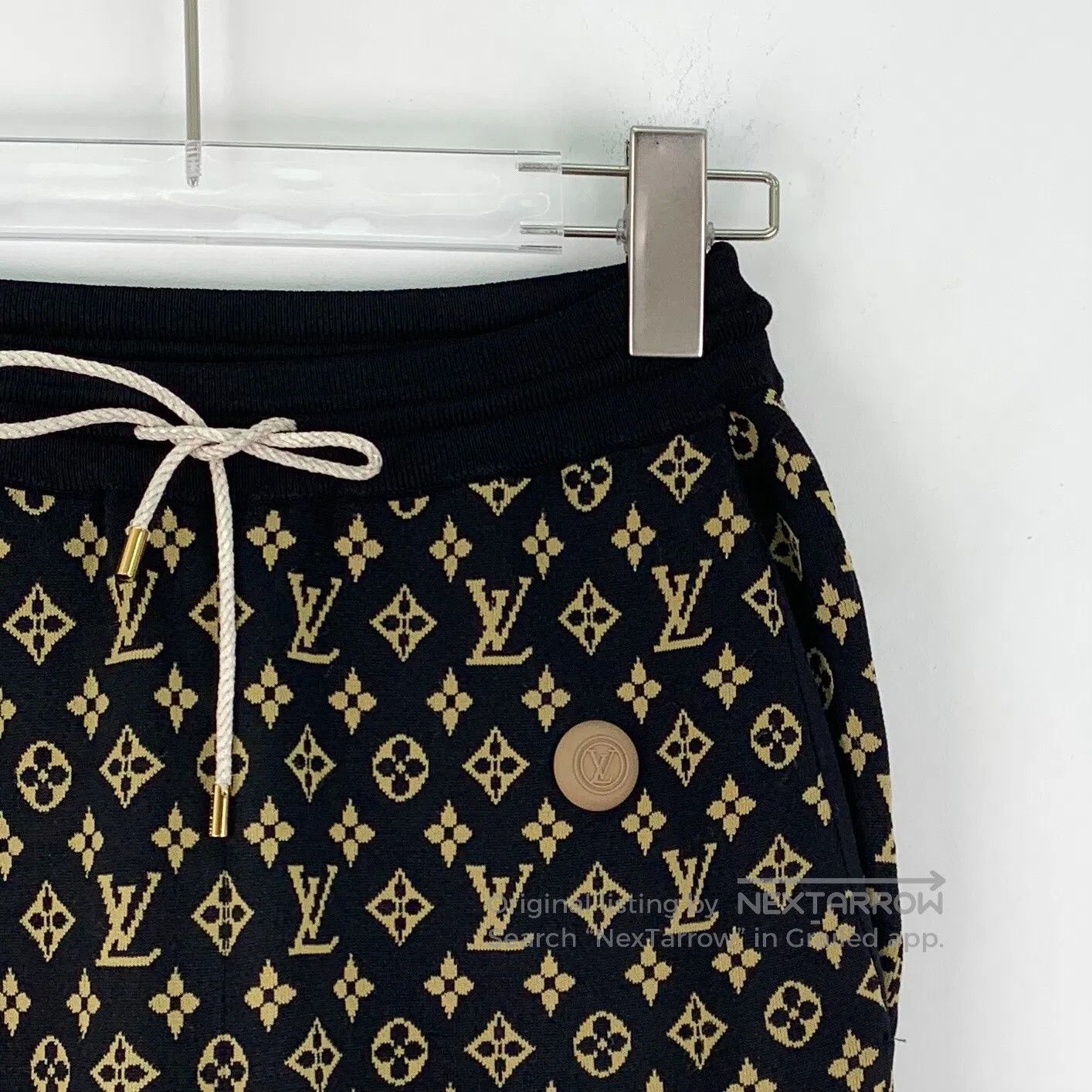 Louis Vuitton Louis Vuitton size XS Black Logo Monogram Printed Silk Tie Size US 27 - 3 Thumbnail