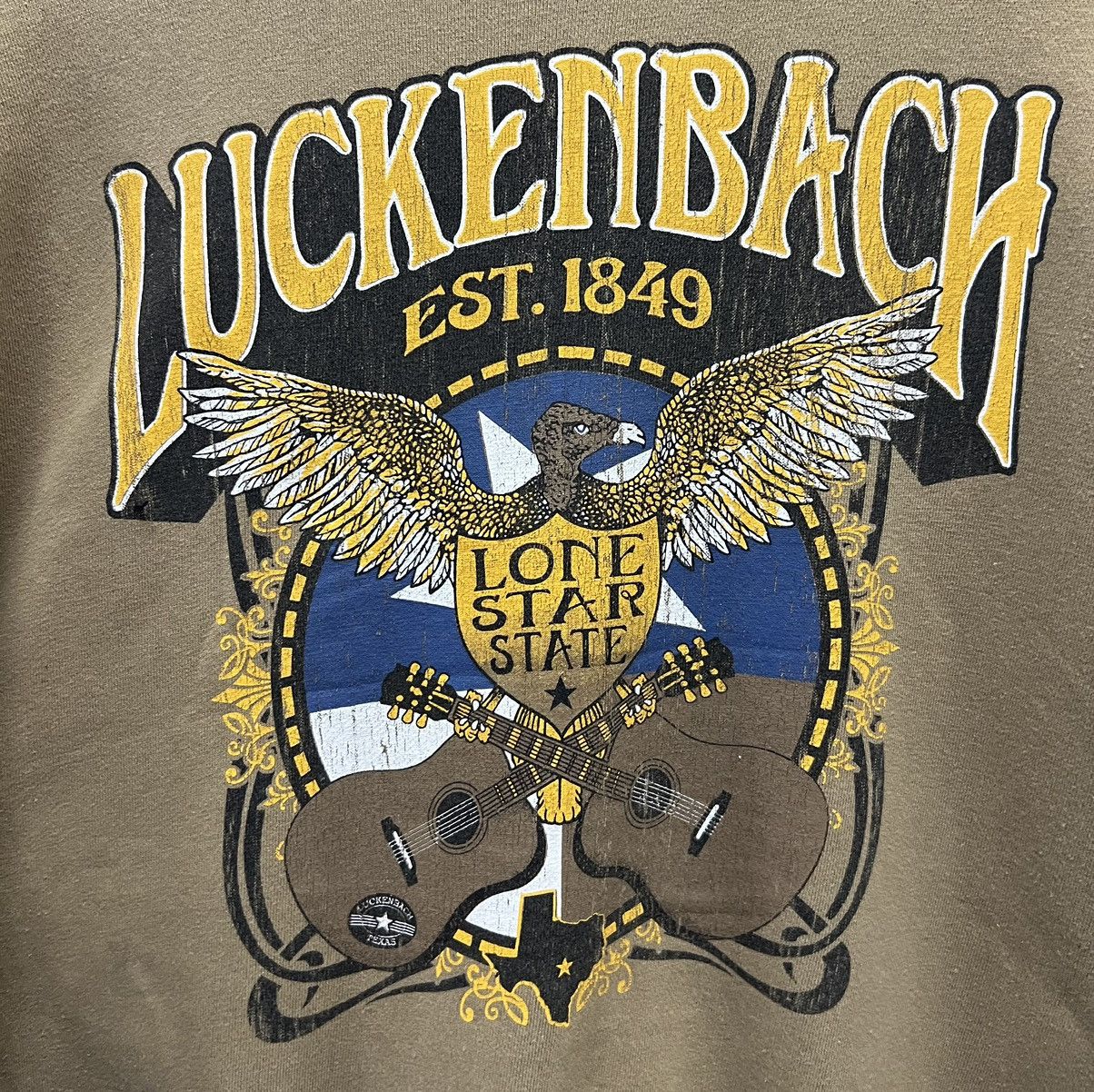 Vintage VINTAGE SUNNY MASTER LUCKENBACH SWEATSHIRT Size US L / EU 52-54 / 3 - 3 Thumbnail
