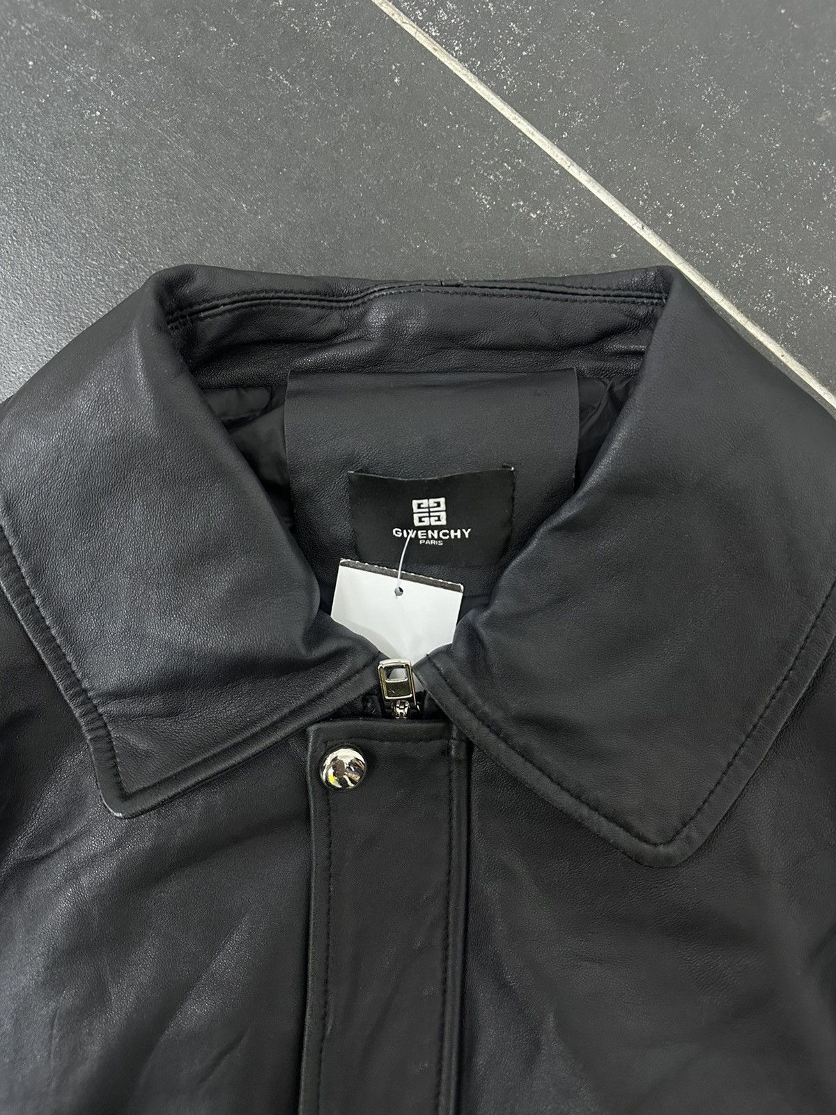 Designer Beautiful Parody Givenchy Leather Jacket Size US S / EU 44-46 / 1 - 5 Thumbnail