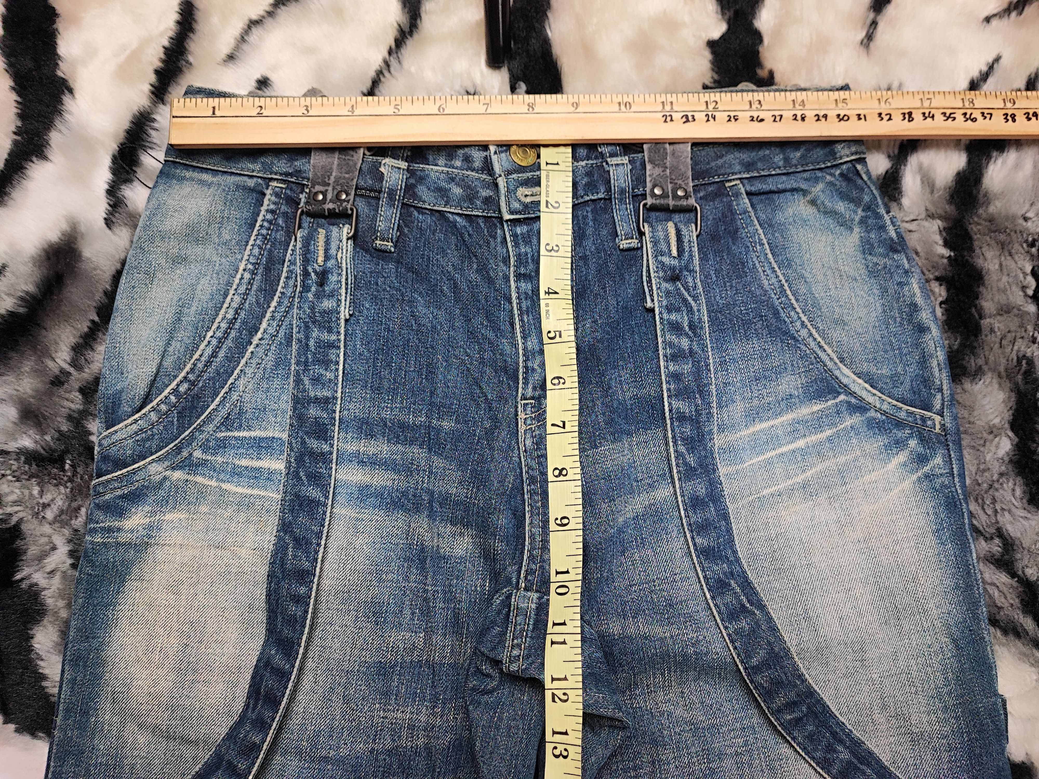 PPFM PPFM Bondage Punk Distressed Jeans ERD Grunge Chrome Size US 29 - 5 Thumbnail