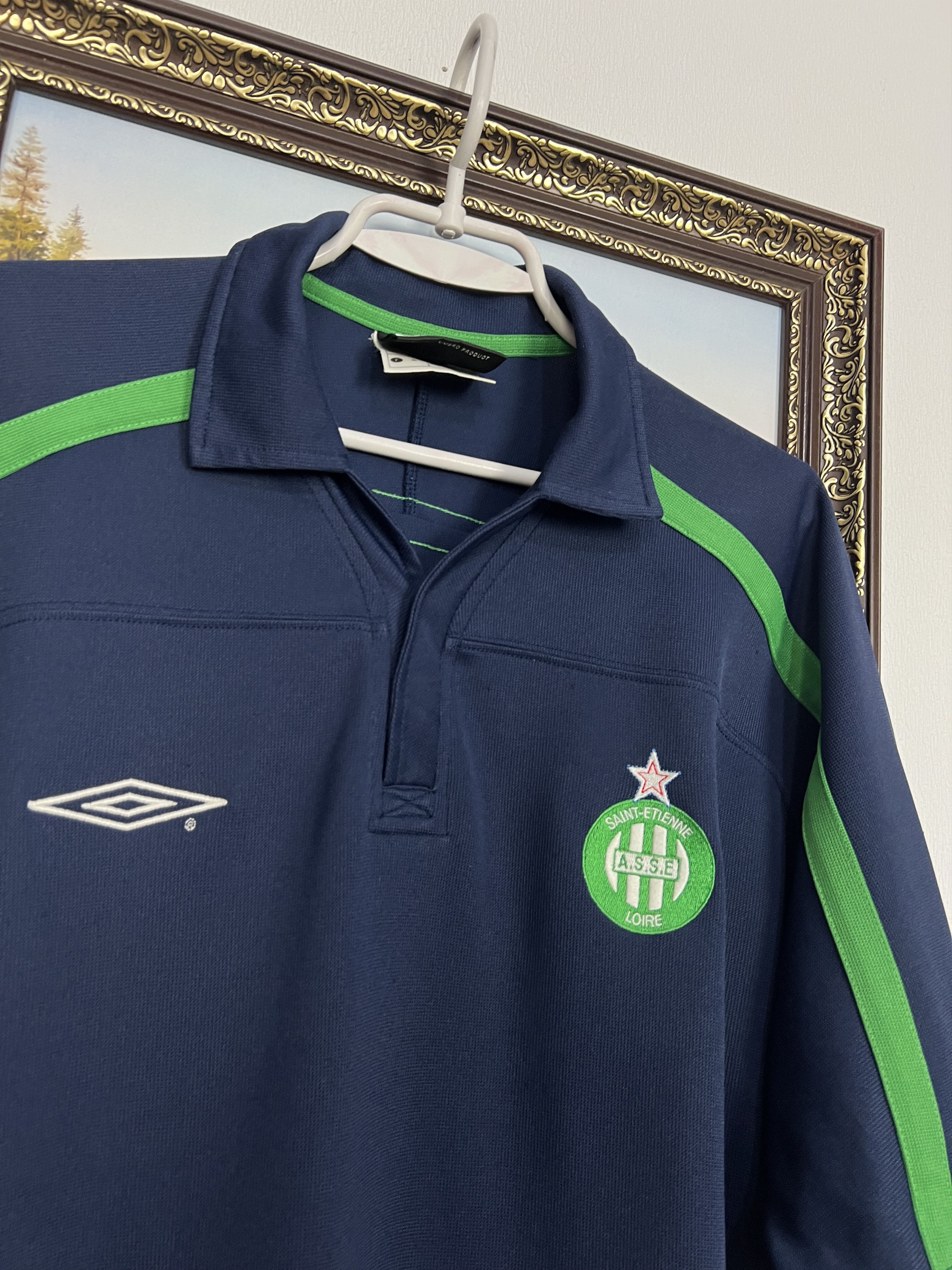 Umbro Vintage St Etienne Football Shirt Train Polo Soccer Jersey Size US XL / EU 56 / 4 - 3 Thumbnail
