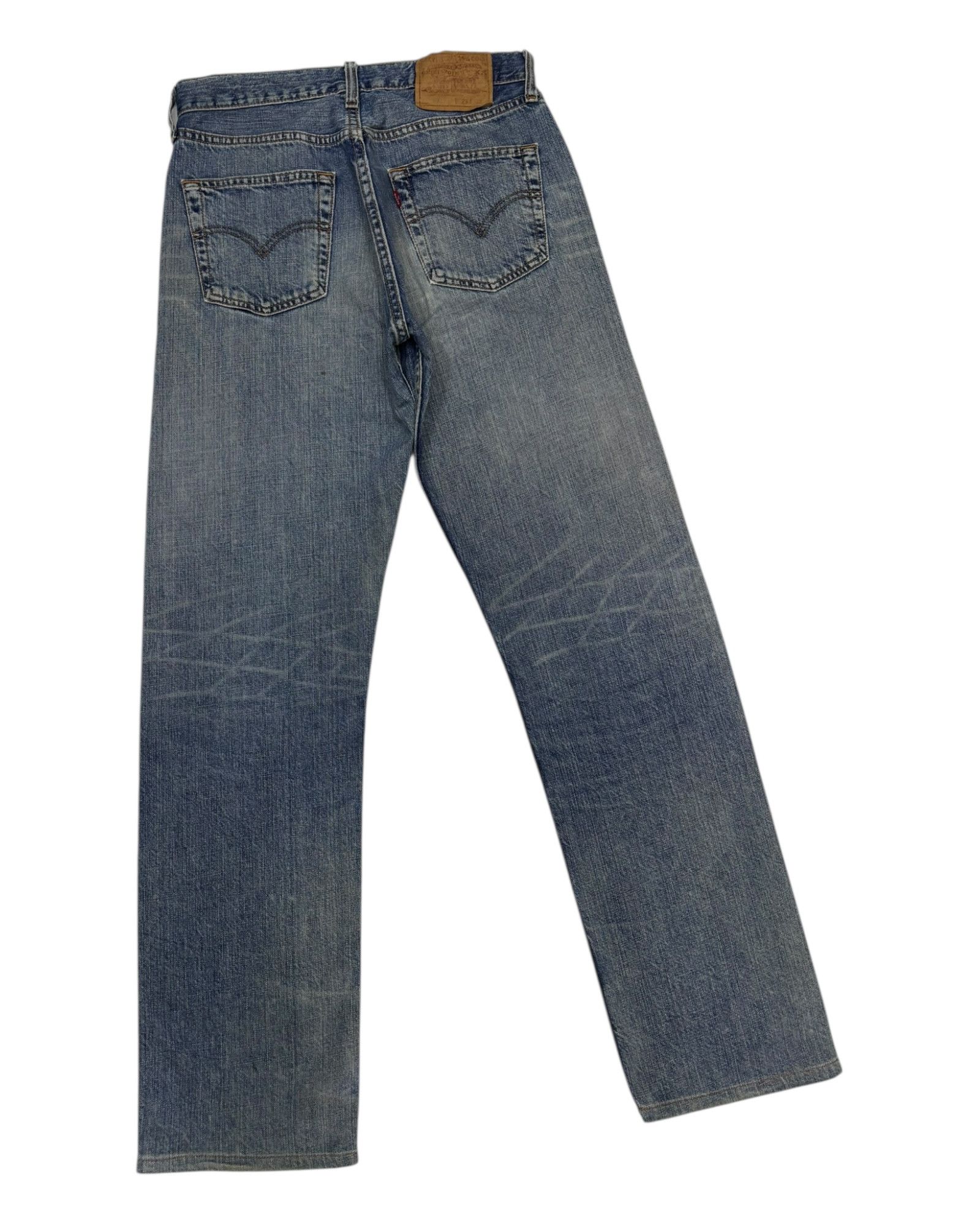 Levi's Vintage Levis 501 Distressed Denim Faded Jean Size US 29 - 4 Thumbnail