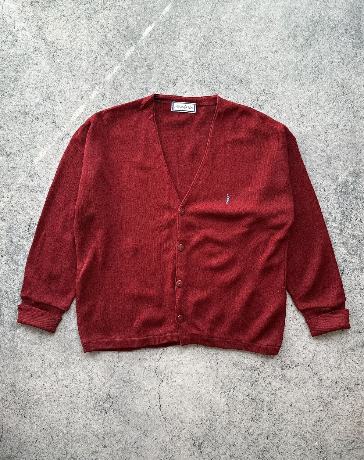 Yves Saint Laurent Vintage 80s Yves Saint Laurent YSL Cardigan Size US L / EU 52-54 / 3 - 1 Thumbnail