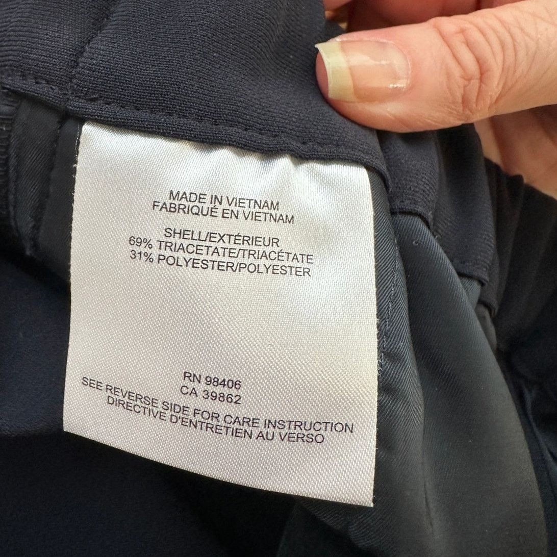Theory Theory Thorene Black Crepe Pocketed Pull On Slacks P XS Size 27" / US 4 / IT 40 - 9 Thumbnail