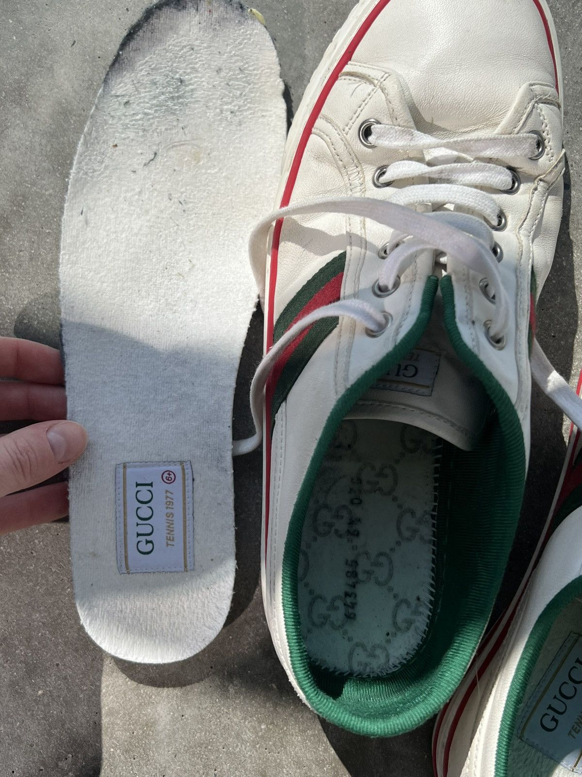 Gucci Gucci tennis 1977 ace low-top sneakers Size US 7 / EU 40 - 5 Thumbnail