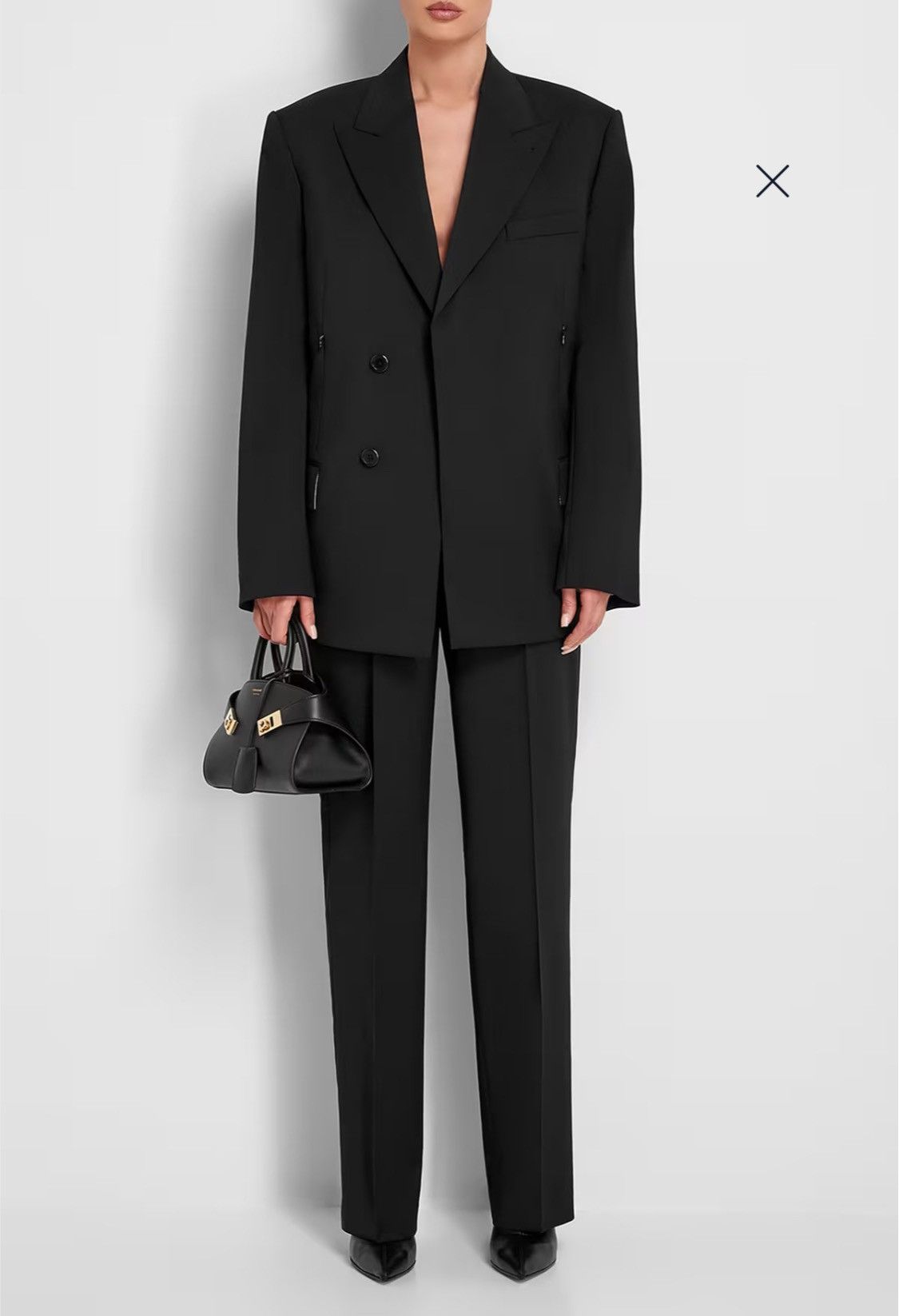 Helmut Lang × Vintage Vintage 90s Helmut Lang Trousers Pants Size 26" / US 2 / IT 38 - 10 Thumbnail