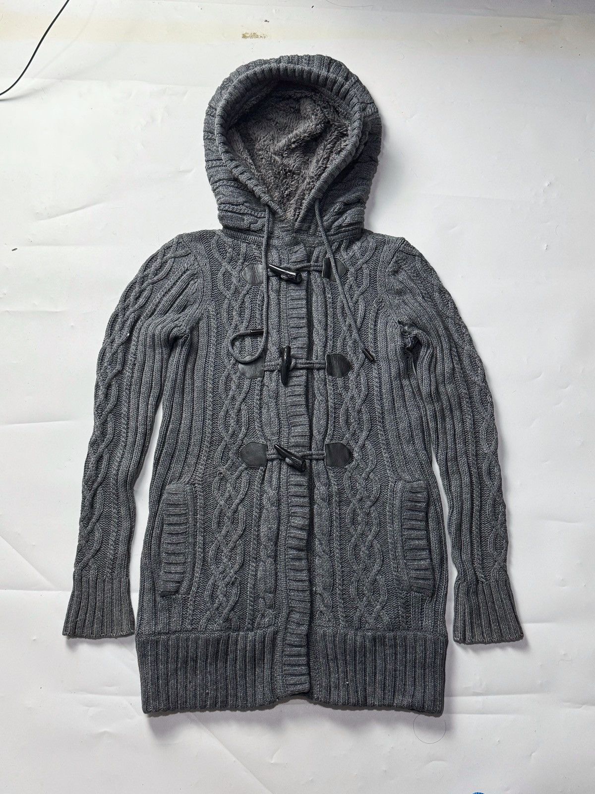 Burberry Burberry Cable Hoodie Knit Size M / US 6-8 / IT 42-44 - 1 Thumbnail