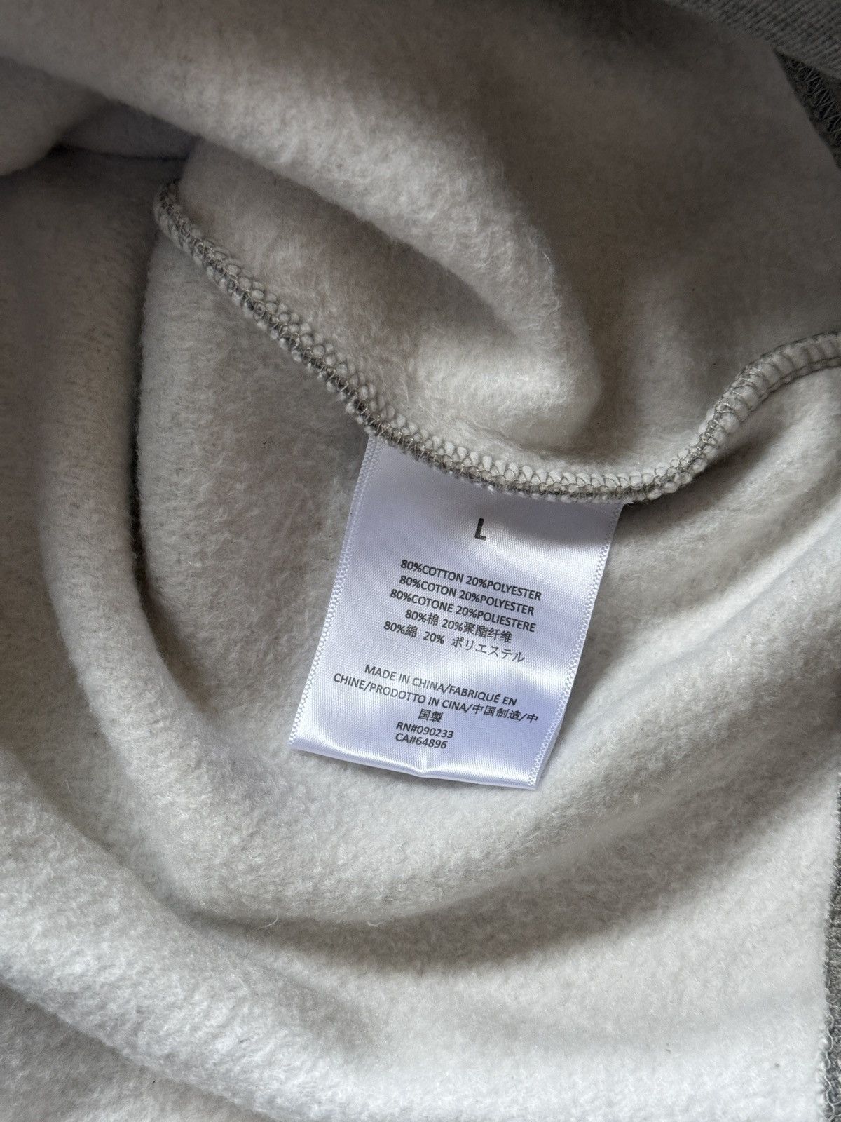 Essentials Fear of God Essentials Dark Oatmeal 1977 Crewneck Sweatshirt Size US L / EU 52-54 / 3 - 4 Thumbnail