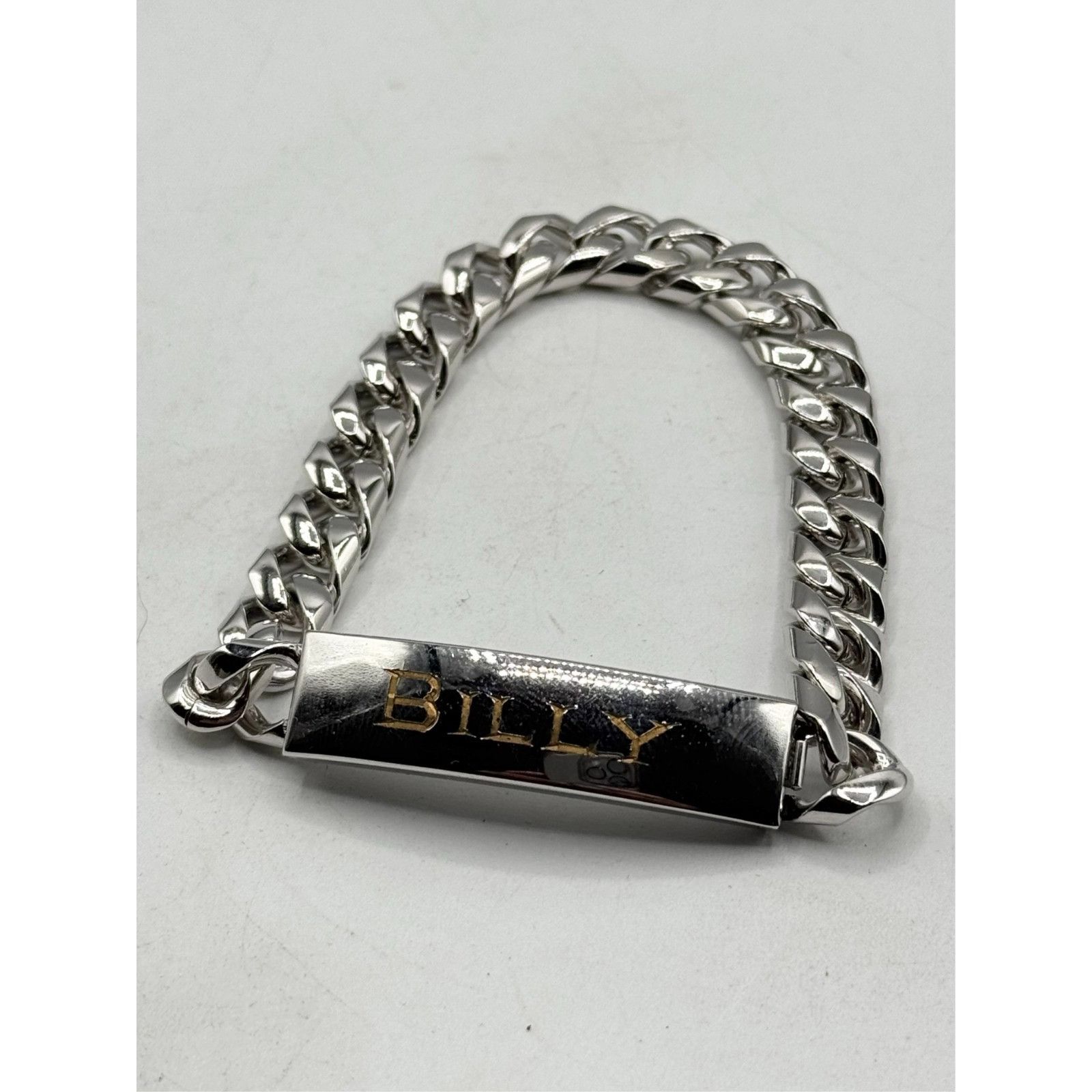Other Vintage Speidel silver id name Billy bracelet Size ONE SIZE - 2 Thumbnail