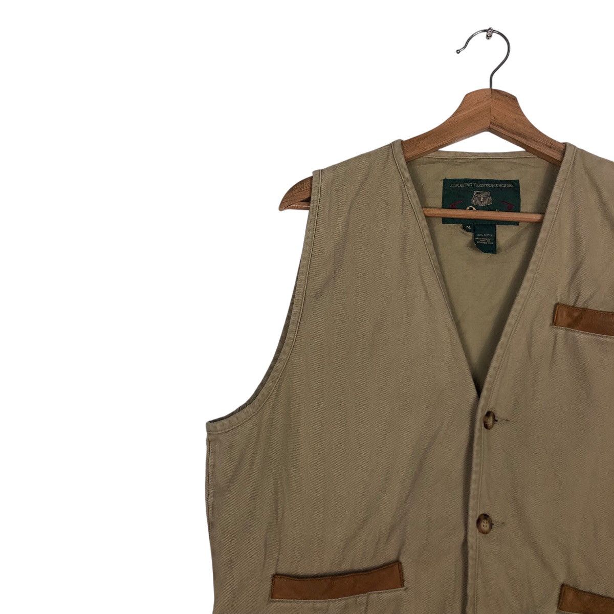 Japanese Brand 📌Vintage Utility Vest Orvis Multi Pocket Biker Wear Size US M / EU 48-50 / 2 - 8 Thumbnail