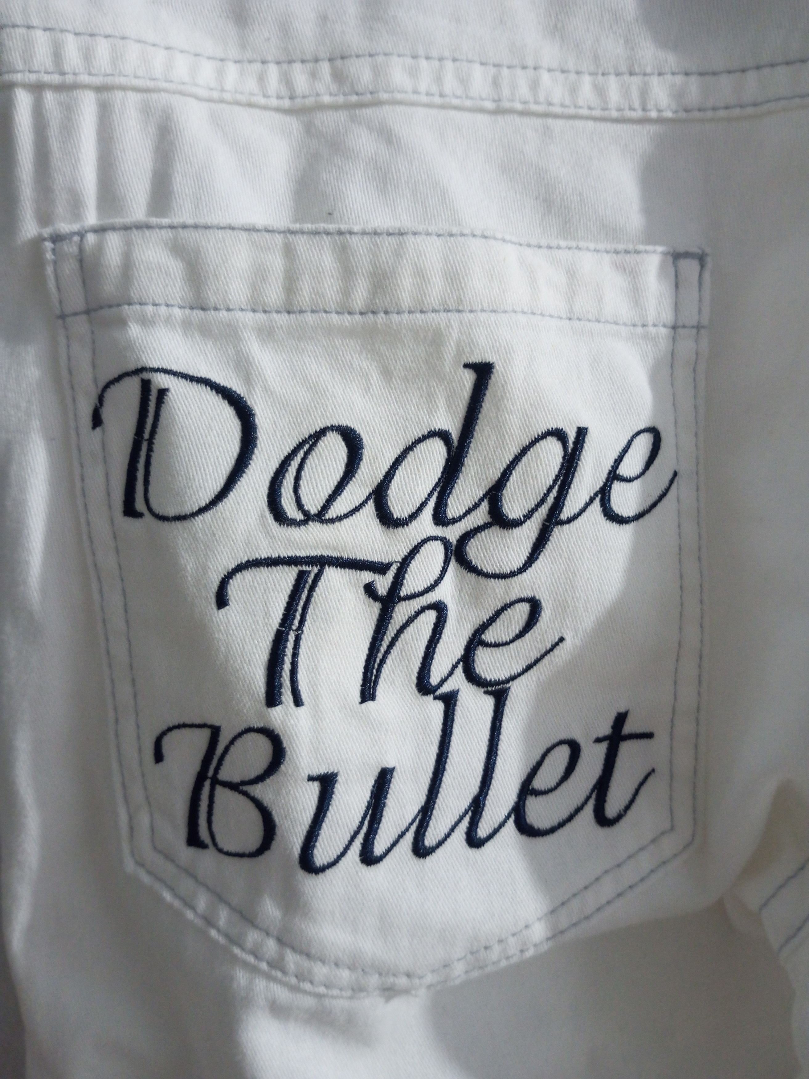 Gotcha Gotcha golf embroidery "dodge the bullet" Jeans Size US 32 / EU 48 - 9 Thumbnail