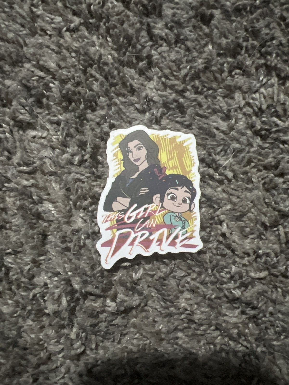 Disney Disney Wreck-It Ralph This Girl Can Drive Sticker Size ONE SIZE - 1 Thumbnail