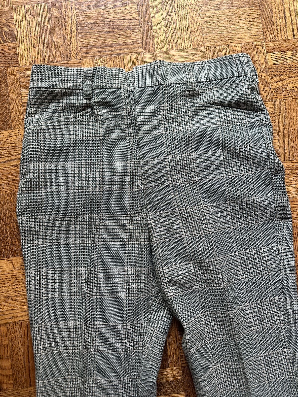 Vintage Vintage 70s Sears Plaid Give and Take Stretch Slacks Trouser Size US 35 - 6 Thumbnail