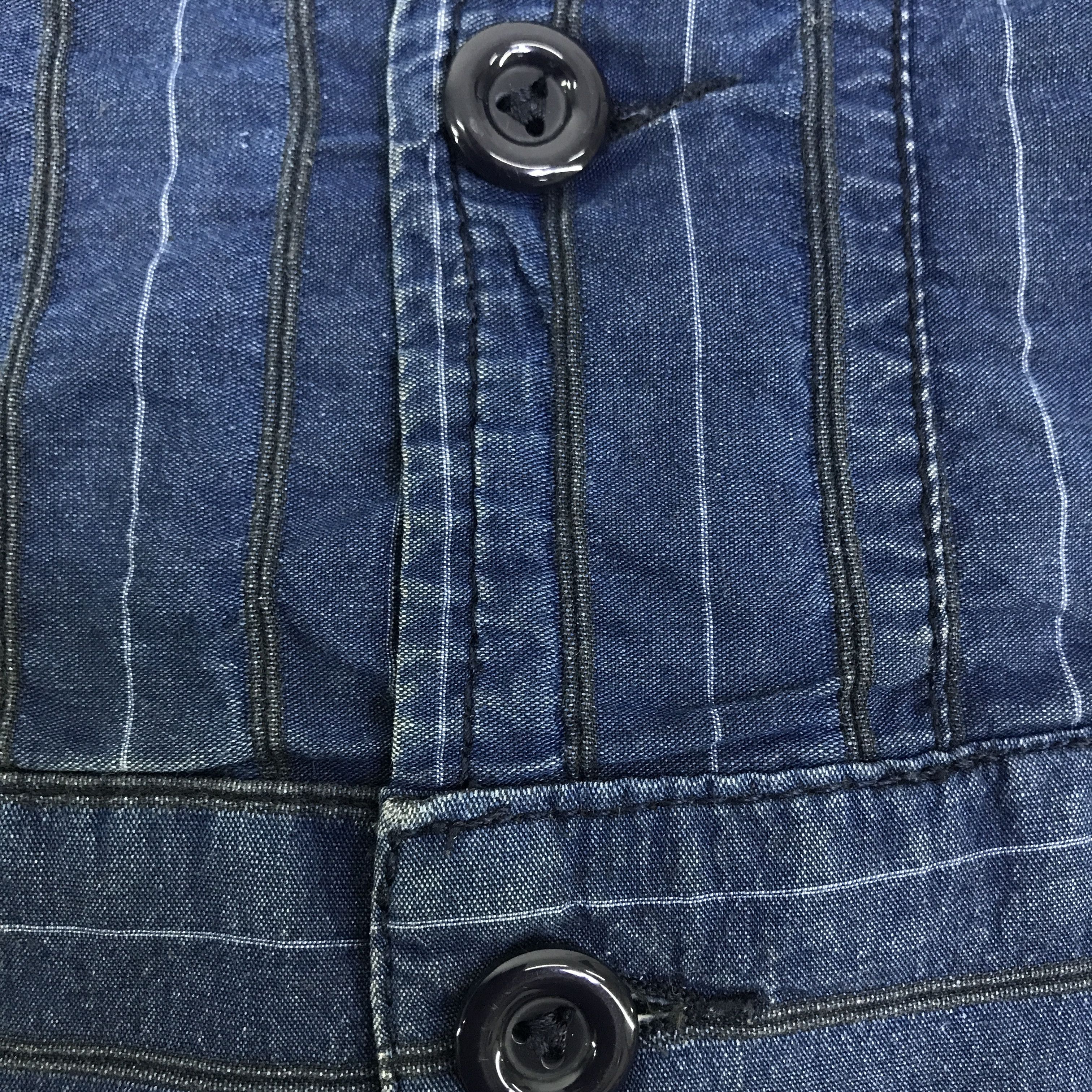 Diesel Vintage Diesel Button Ups indigo Jacket K125B8 Size US L / EU 52-54 / 3 - 10 Thumbnail