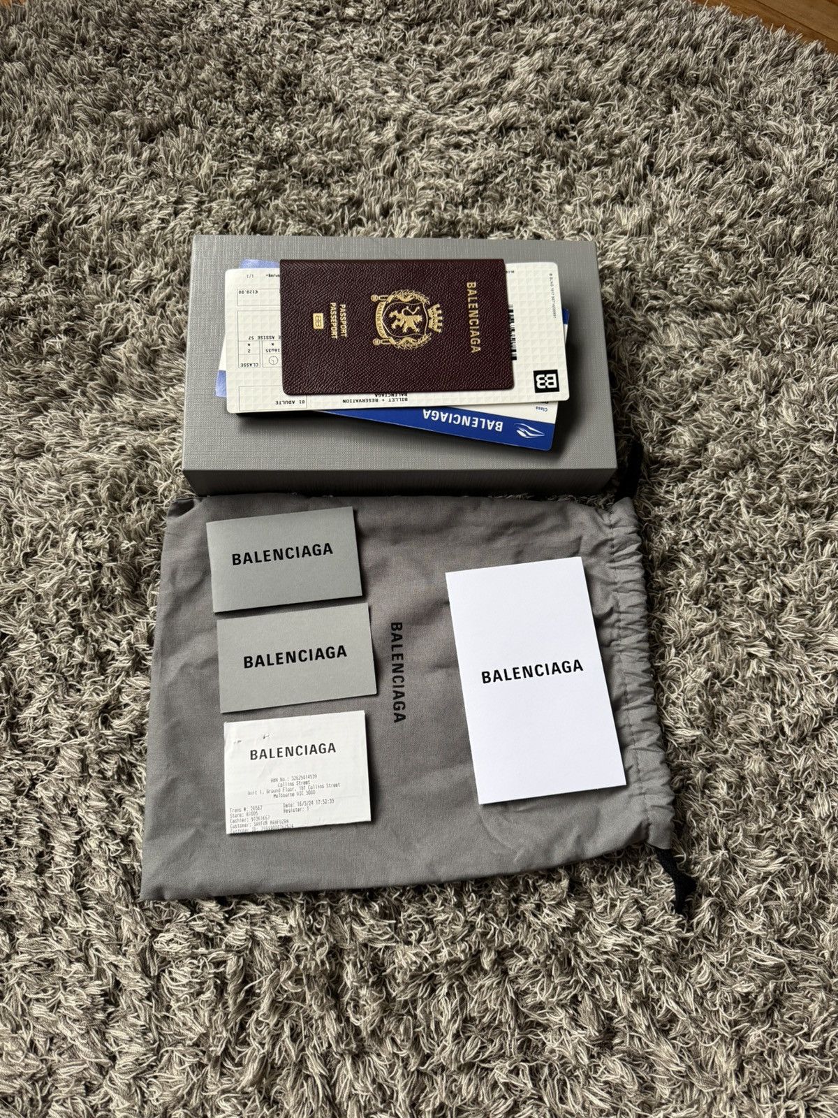 Balenciaga Balenciaga Passport Long Wallet Two Tickets Size ONE SIZE - 1 Thumbnail