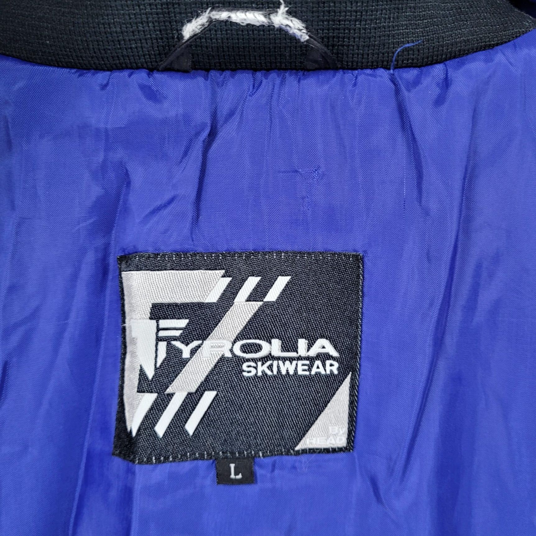 Vintage VINTAGE TYROLIA TYROLIA Celtech Waterproof Hooded Insulated Ski Jacket Large L Blue Men Jacket Size US L / EU 52-54 / 3 - 3 Thumbnail