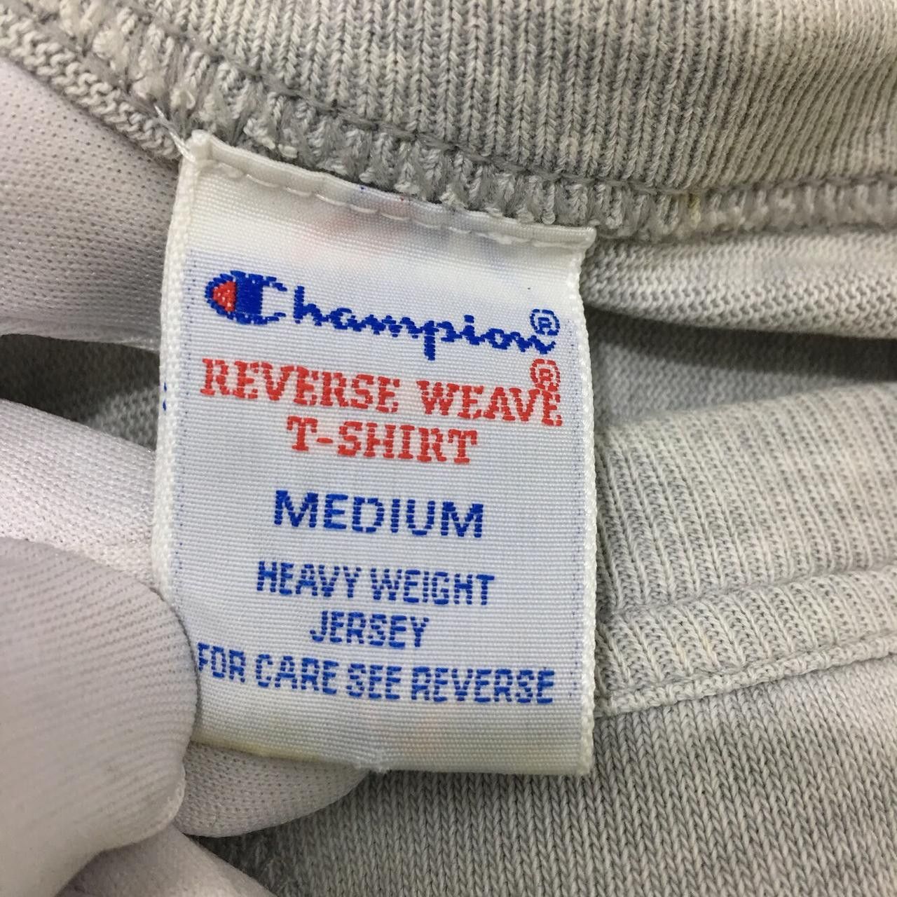 Champion Vintage CHAMPION PRODUCT USA Logo Gray Medium Tee Shirt Size M / US 6-8 / IT 42-44 - 4 Thumbnail