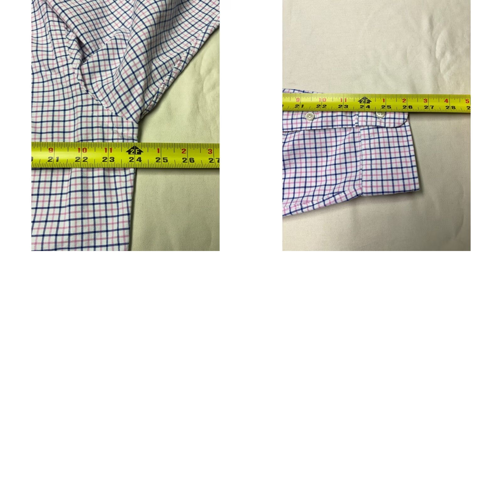Ralph Lauren Ralph Lauren Shirt Mens L Button Down Pink Navy Blue Tattersall Check Cotton Size US L / EU 52-54 / 3 - 8 Thumbnail