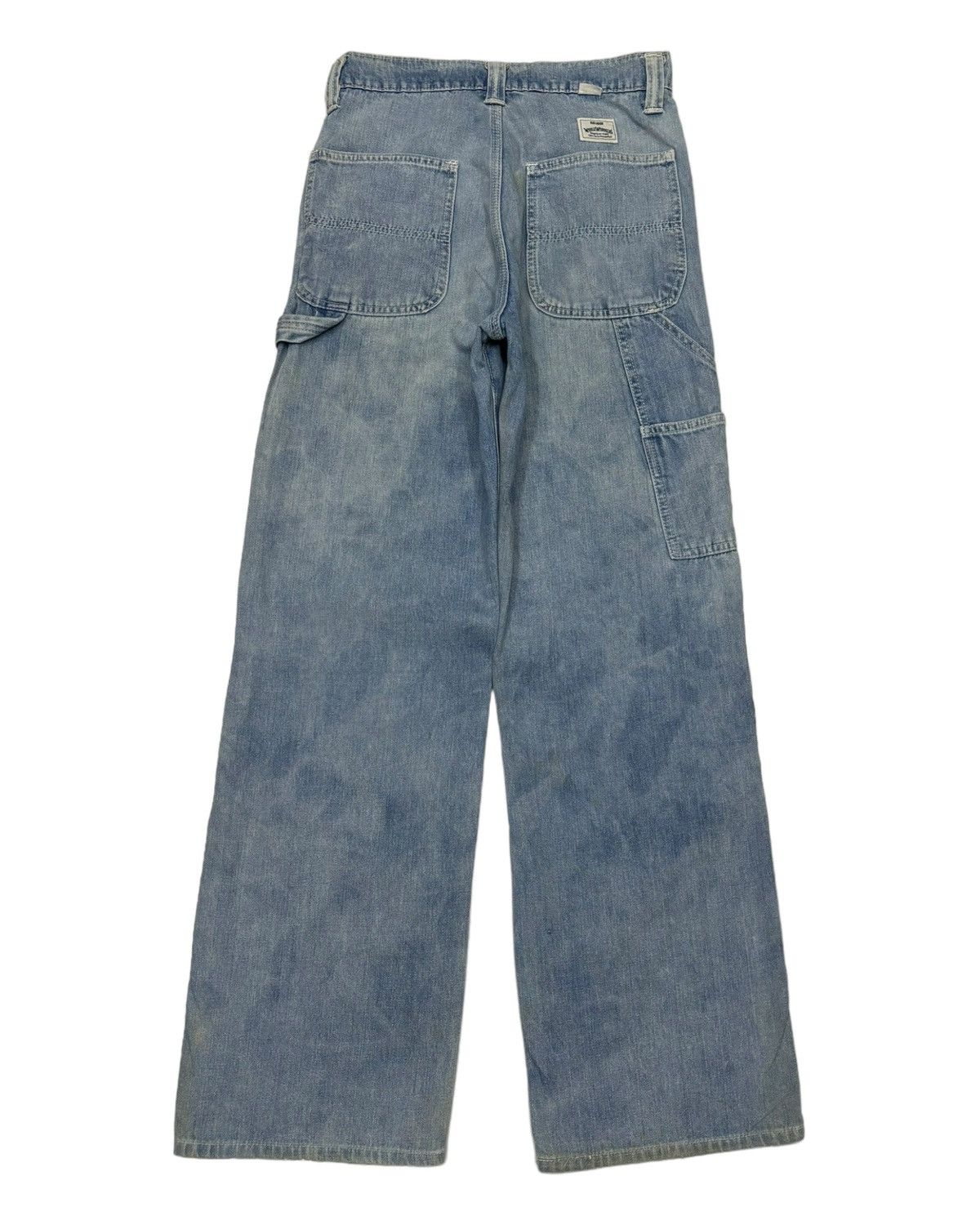 Big John × Carhartt RARE VINTAGE BIG JOHN ACID WASH CARPENTER PANTS Size US 26 / EU 42 - 6 Thumbnail