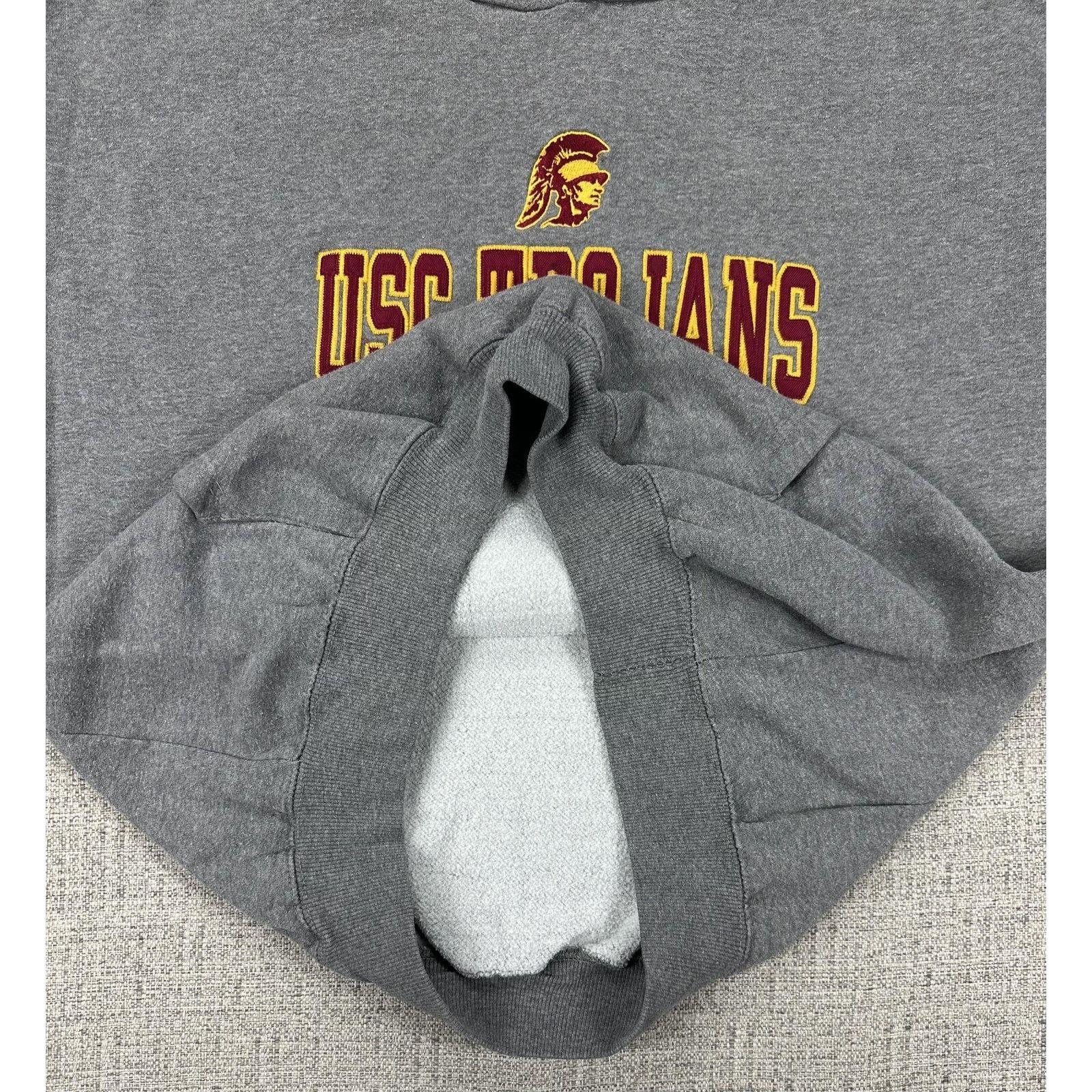 Other USC Trojans Hoodie Sweatshirt Sz 2XL Embroidered Y2K Gray Size US XXL / EU 58 / 5 - 5 Thumbnail