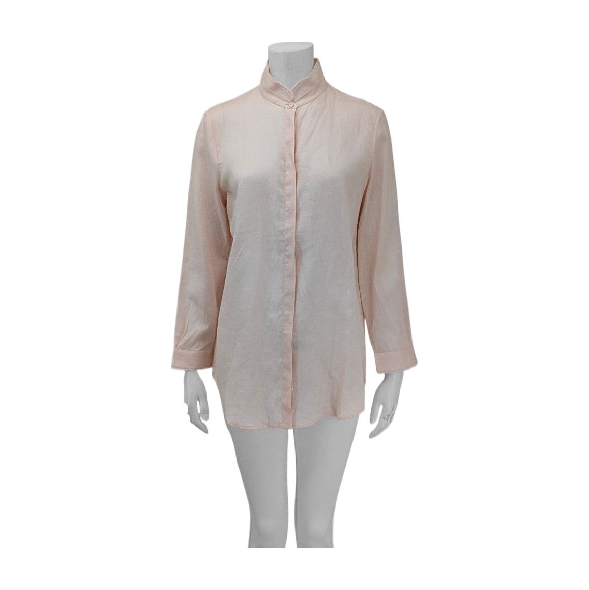Loro Piana Loro Piana Pink Linen Blouse Size 46 Size L / US 10 / IT 46 - 1 Thumbnail