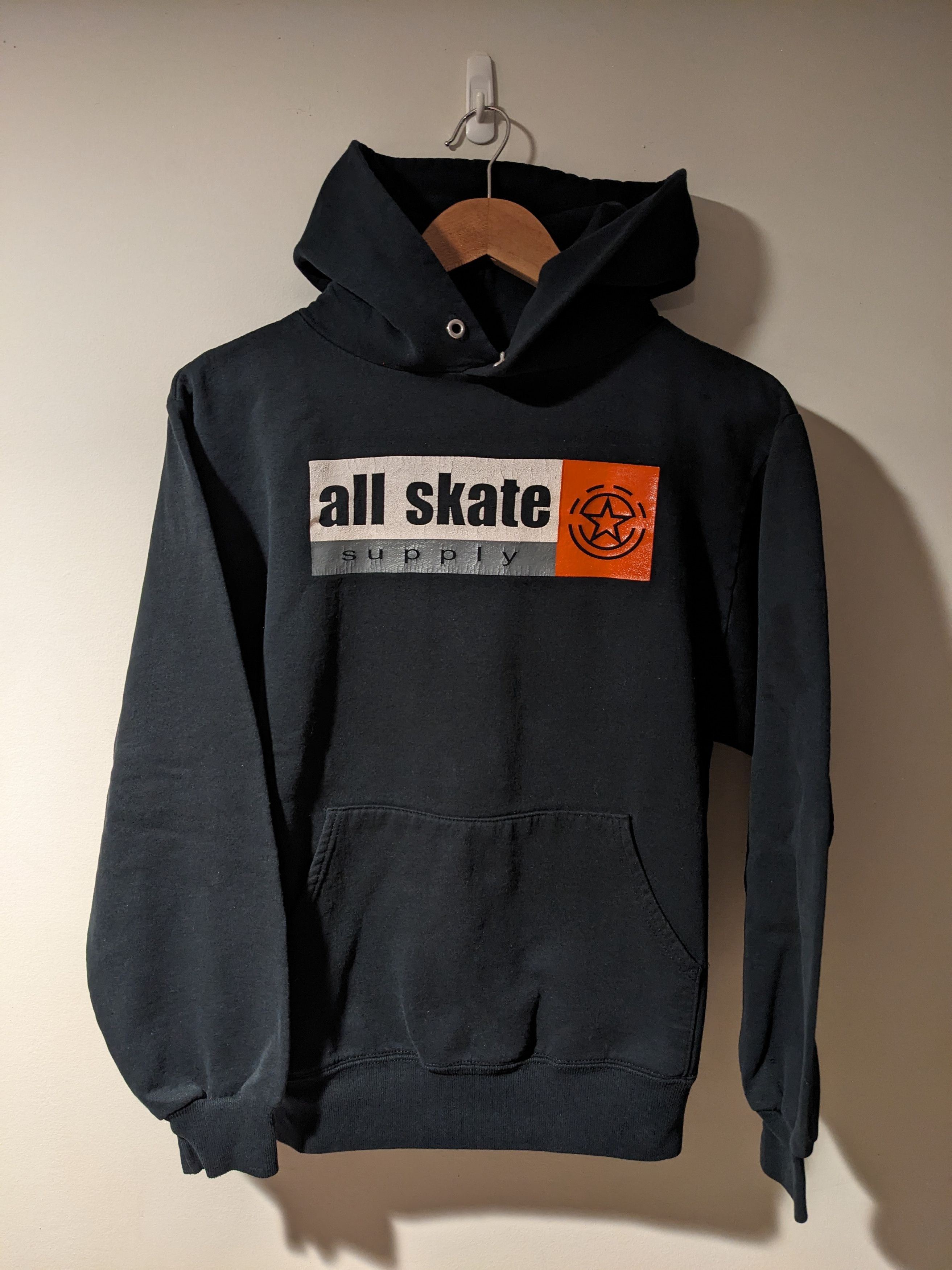 Designer × Vintage Vintage Y2K All Skate Supply Logo Streetwear Small Hoodie Size US S / EU 44-46 / 1 - 1 Thumbnail