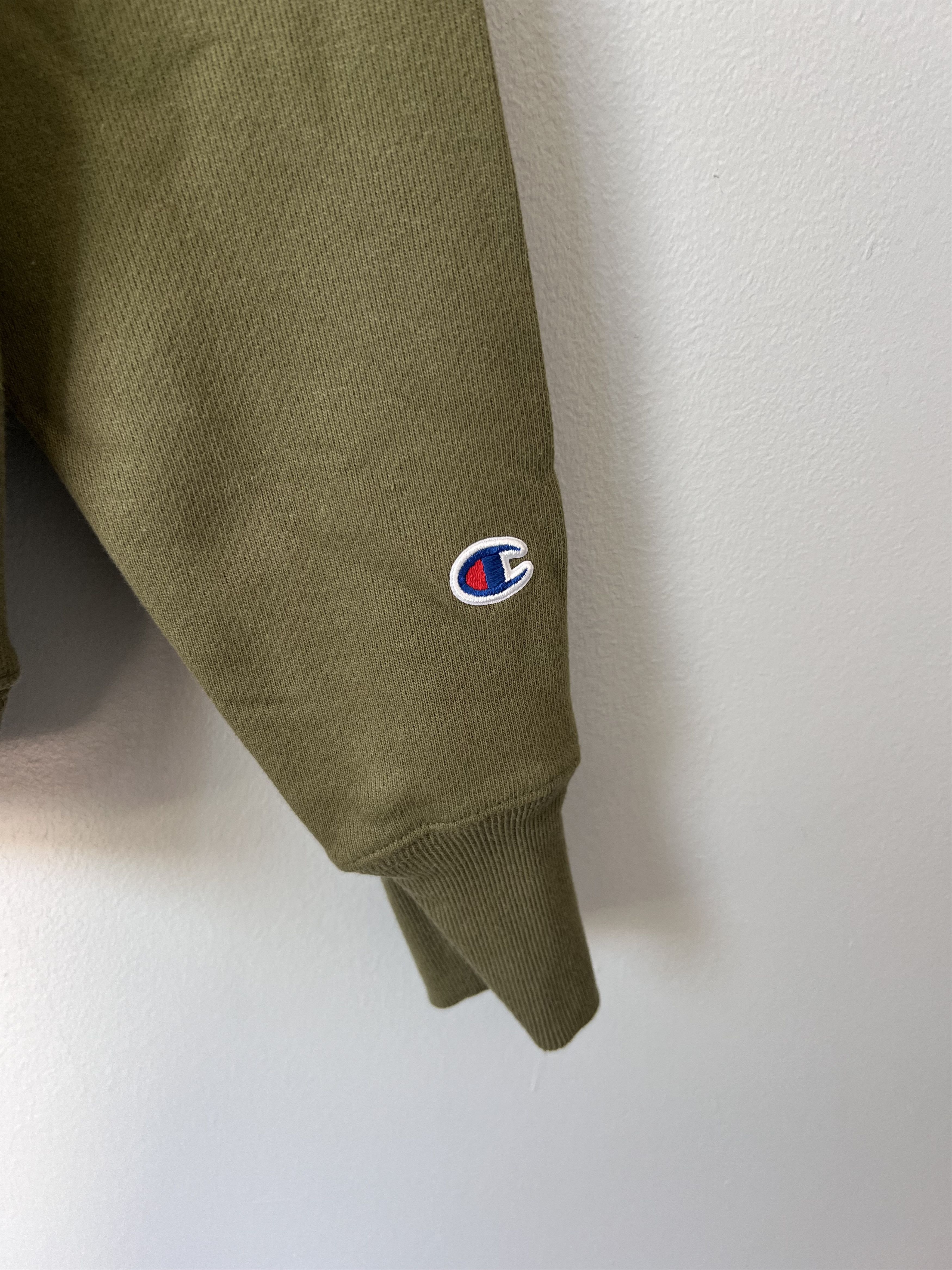 Champion × Supreme Supreme Champion Arc Logo Hoodie in Olive Green Size US M / EU 48-50 / 2 - 4 Thumbnail