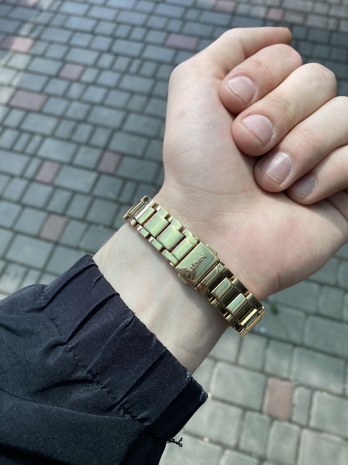 Japanese Brand × Jewelry × Vintage Unique Elgin Watch Virgen de Guadalupe, Gold, Stunning Size ONE SIZE - 5 Thumbnail